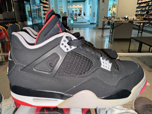 Size 9 Air Jordan 4 “Bred 2019” (Mall)