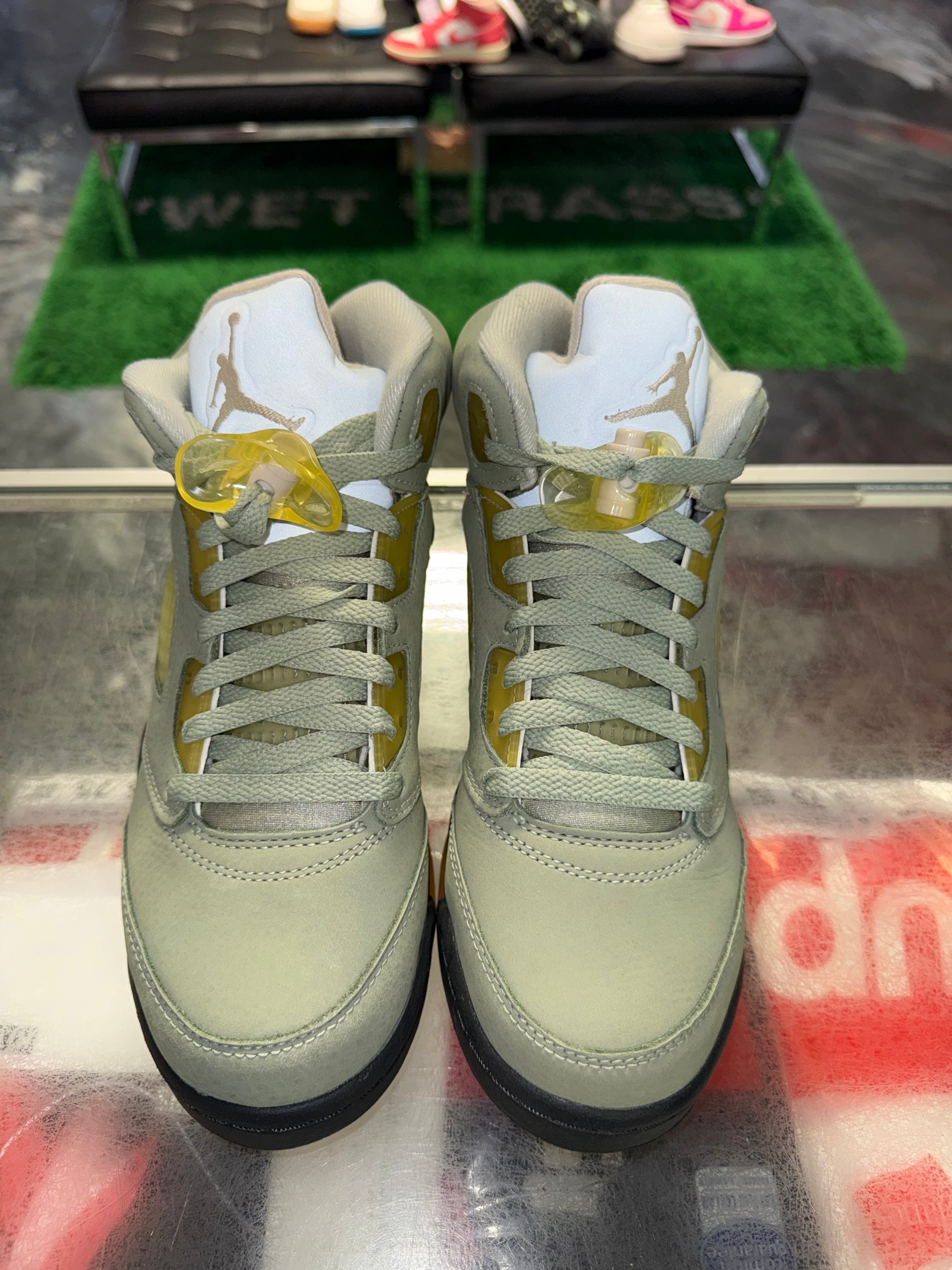 Size 7y Air Jordan 5 "Jade Horizon" Brand New