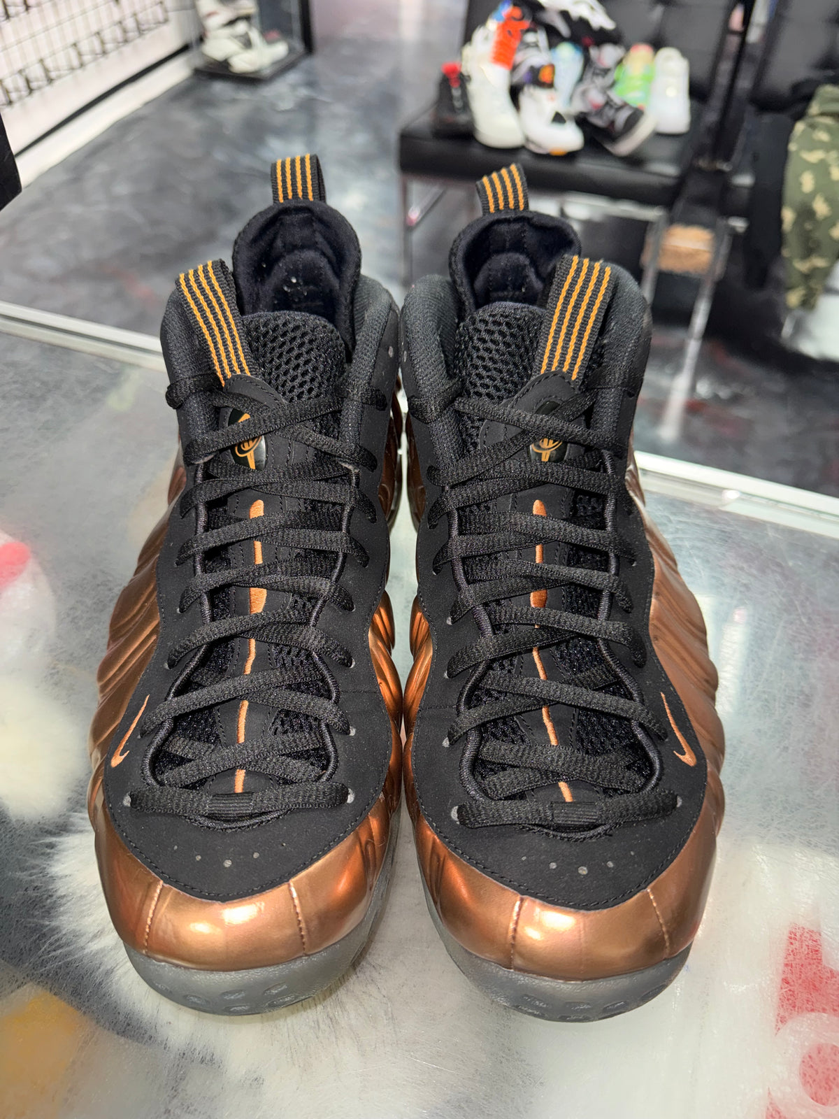 Nike Foamposite One Copper 2017 sneaker, pre-owned, size 10.5 – view 5