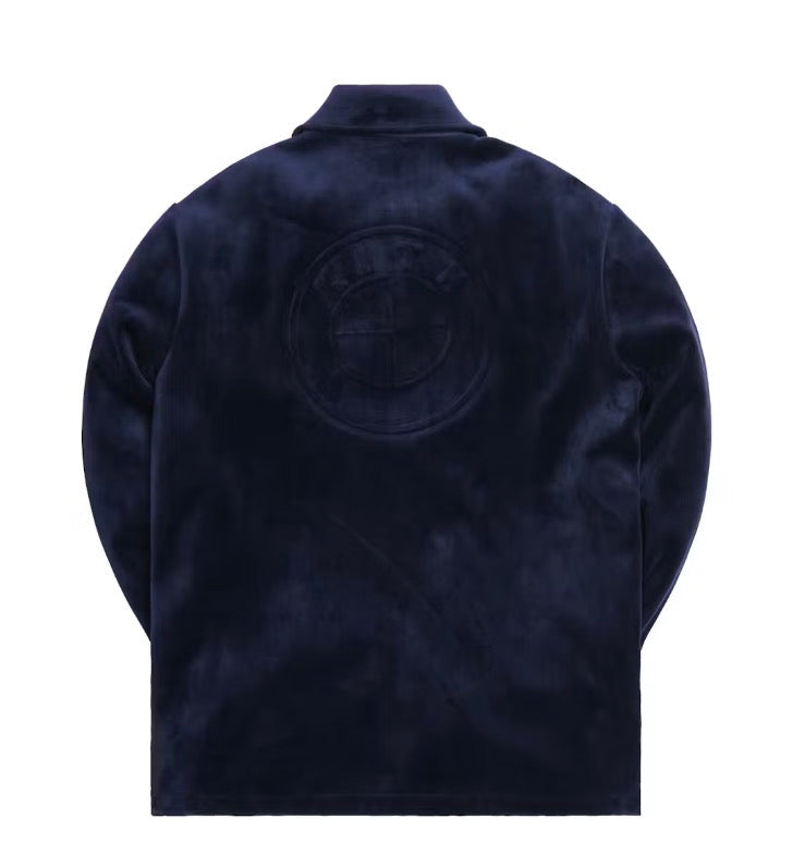 Size XS (Fits M) Kith x BMW Velour Coaches Jacket “Navy”