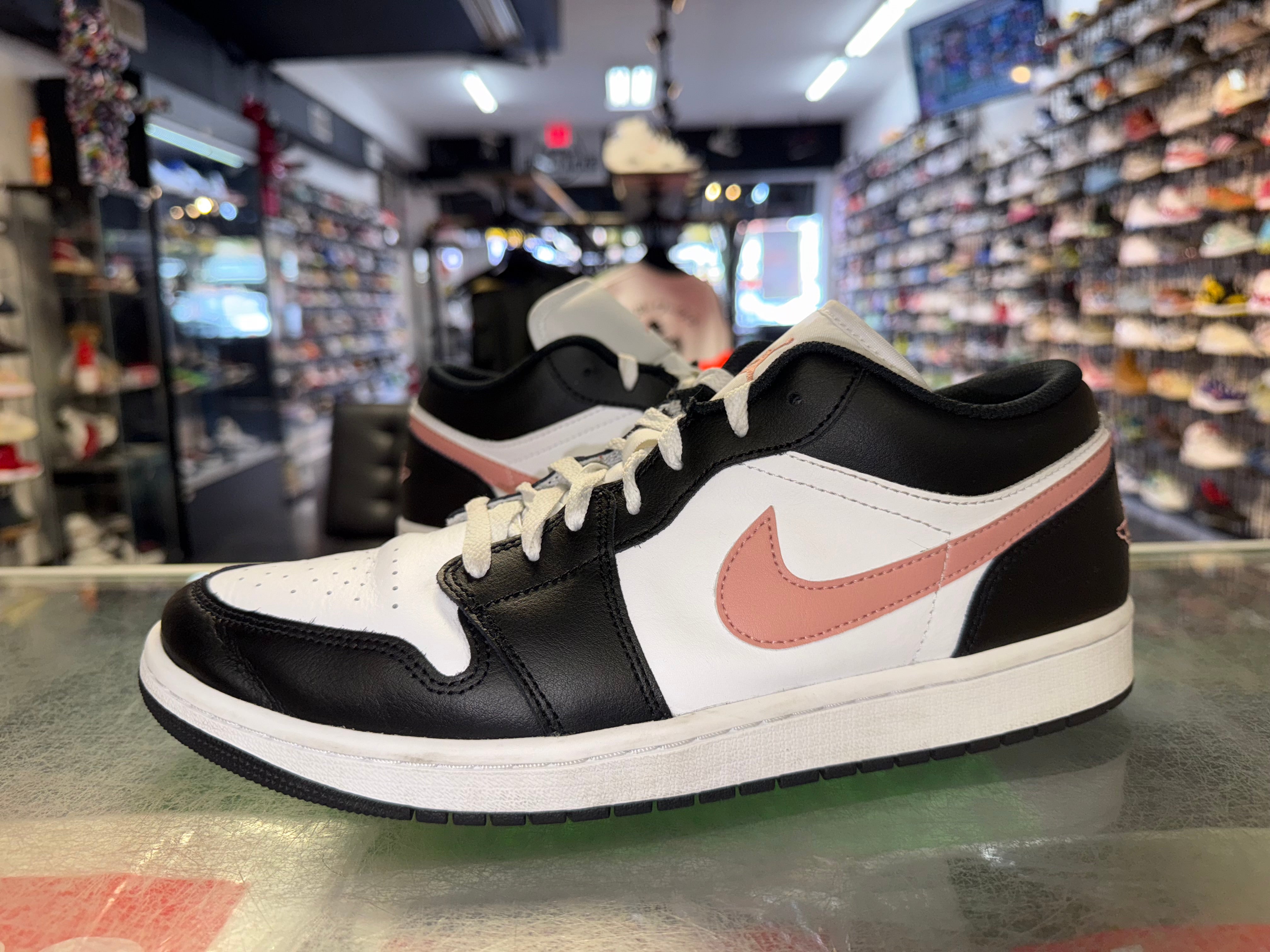 Size 11 Air Jordan 1 Low "Black Rust Pink"