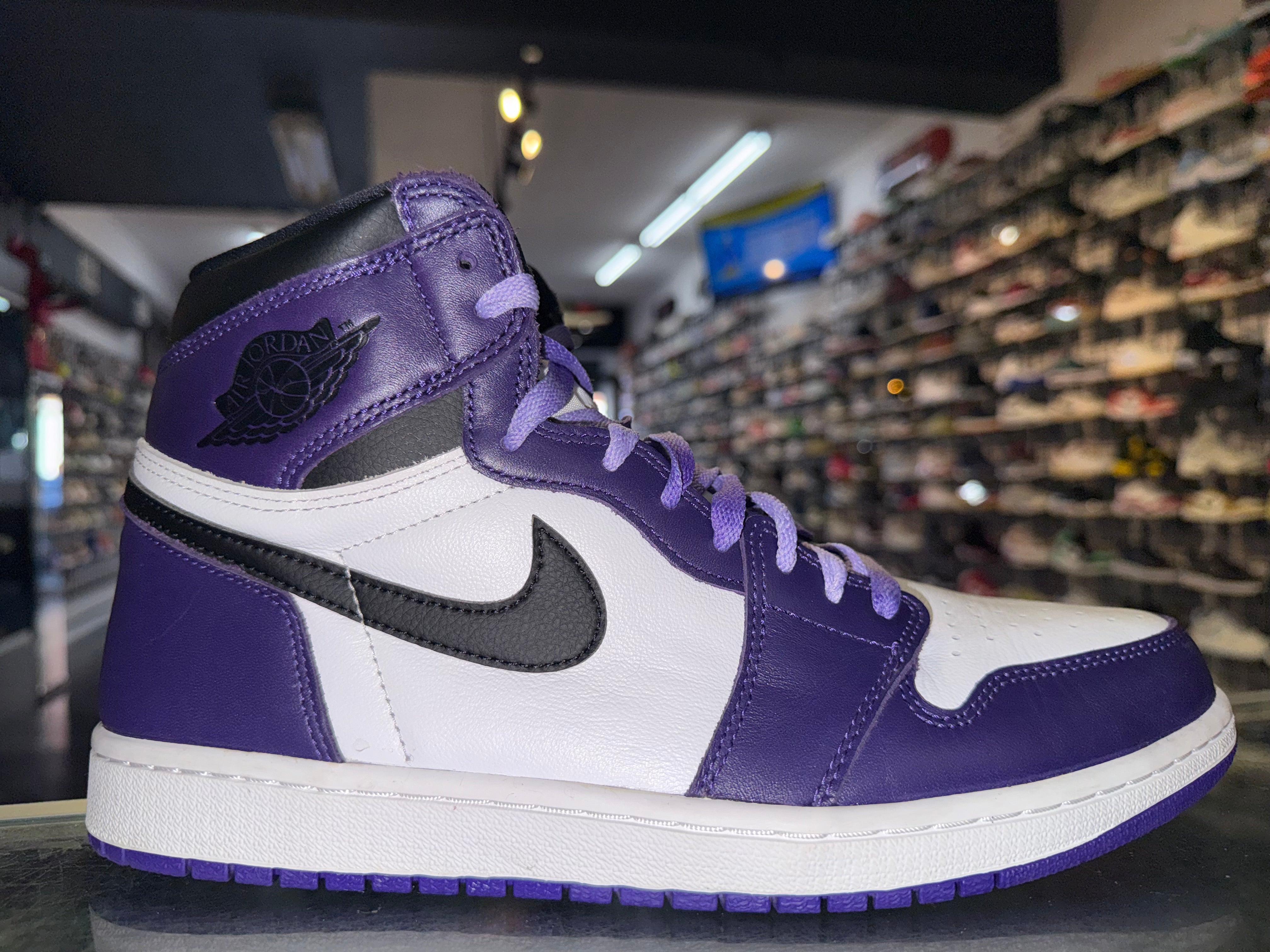 Size 10.5 Air Jordan 1 “Court Purple 2.0”