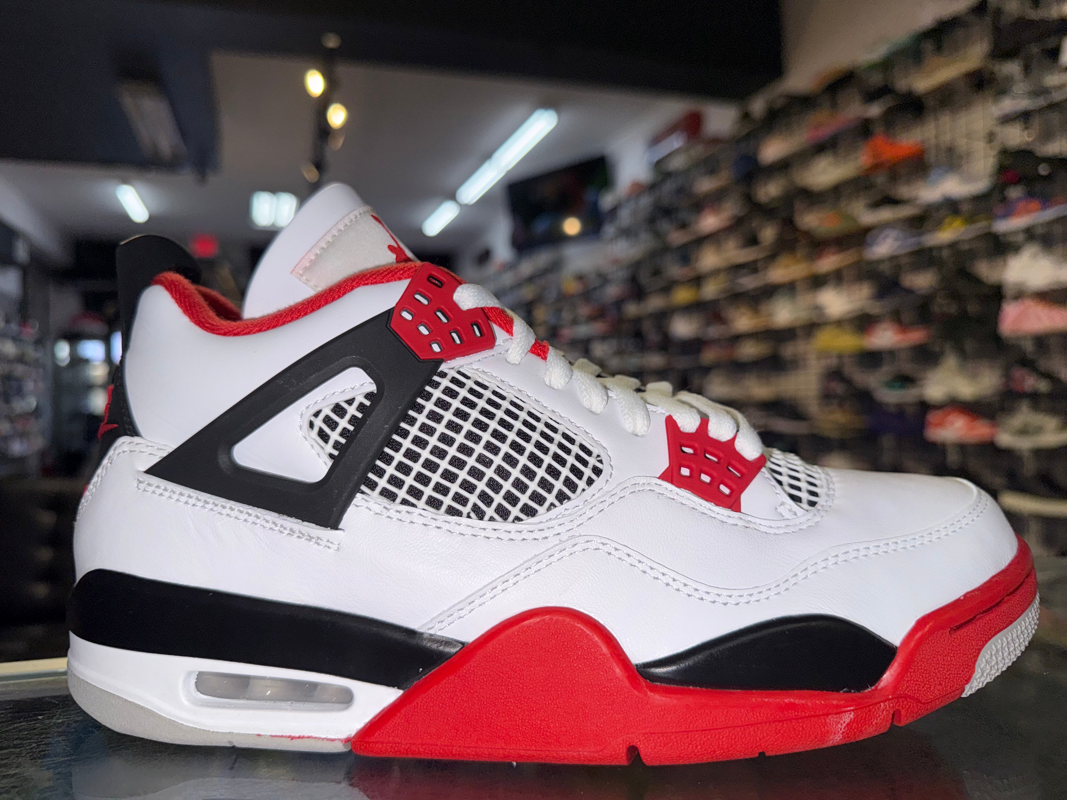 Size 9 Air Jordan 4 "Fire Red" Brand New
