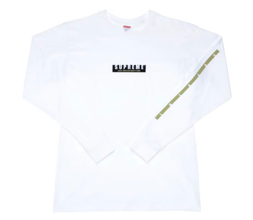 Size M Supreme Since 1994 Long Sleeve “White”