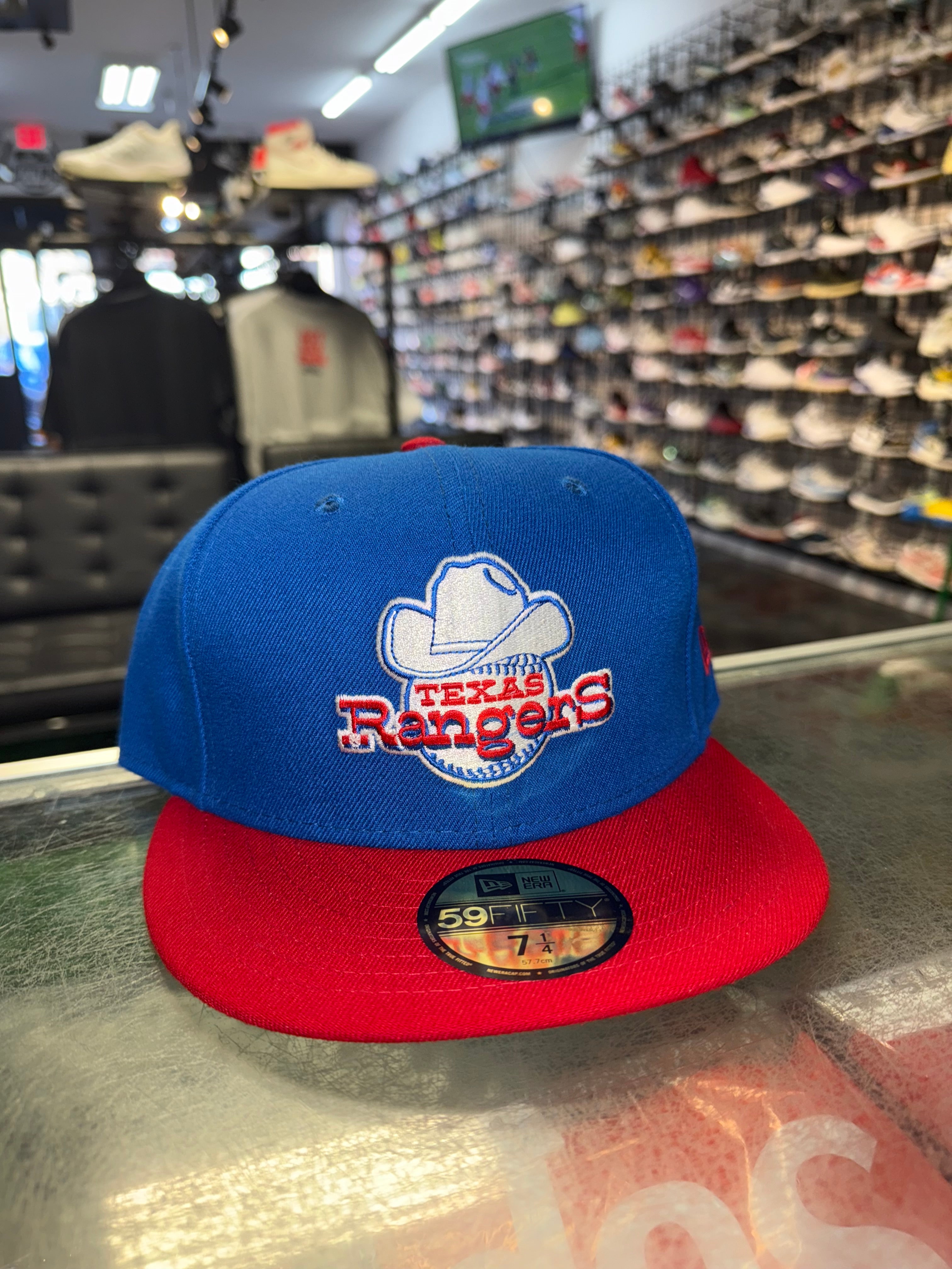 Size 7 1/4 New Era Fitted Hat “Rangers” Brand New