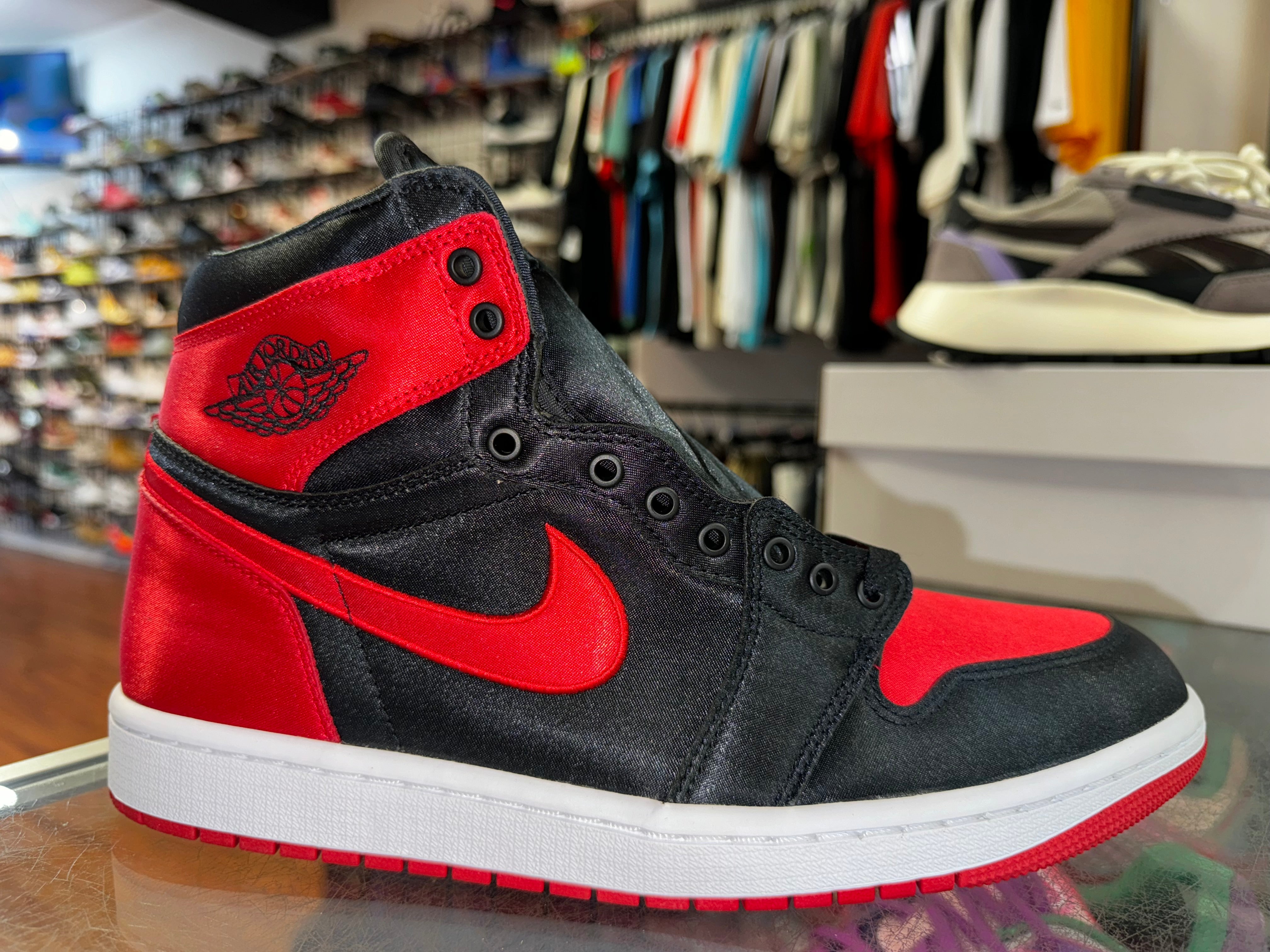 Size 8.5 (10W) Air Jordan 1 "Satin Bred" Brand New