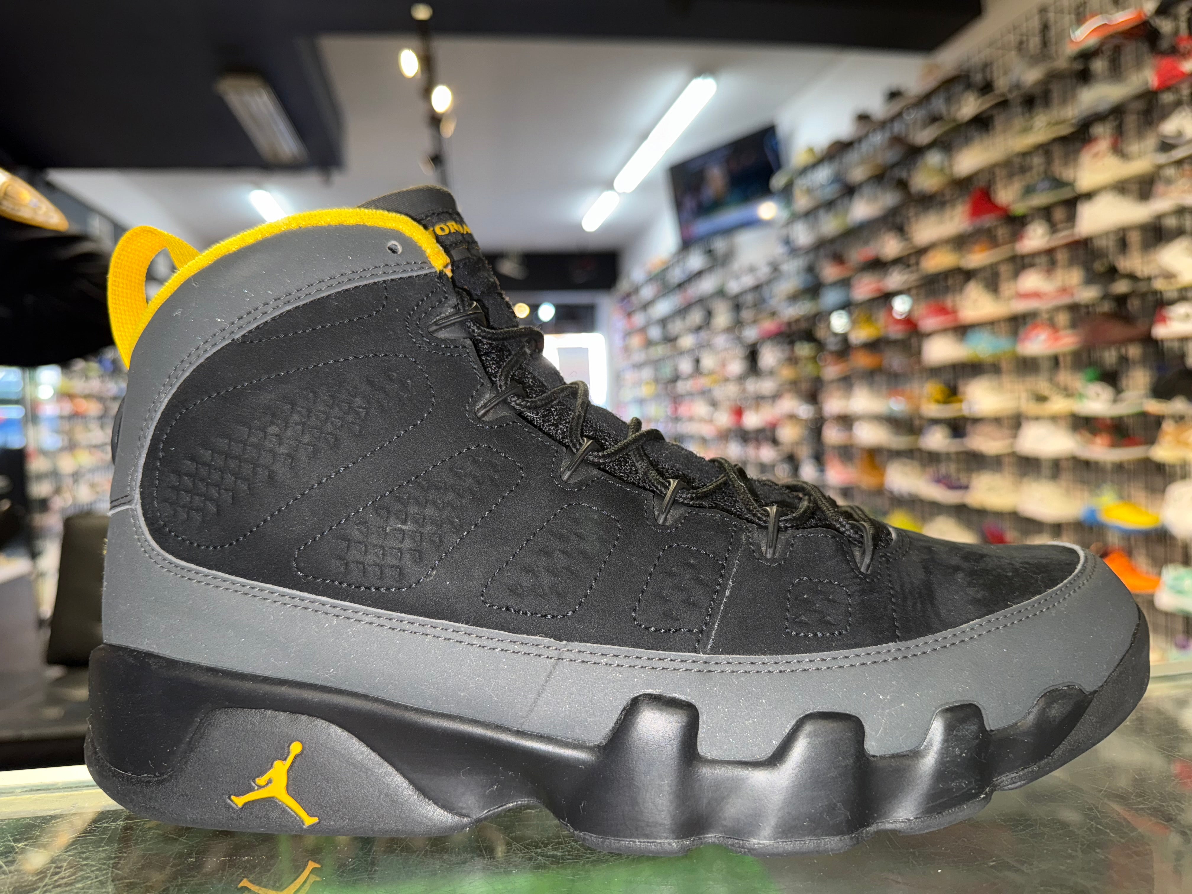 Size 11 Air Jordan 9 "University Gold"
