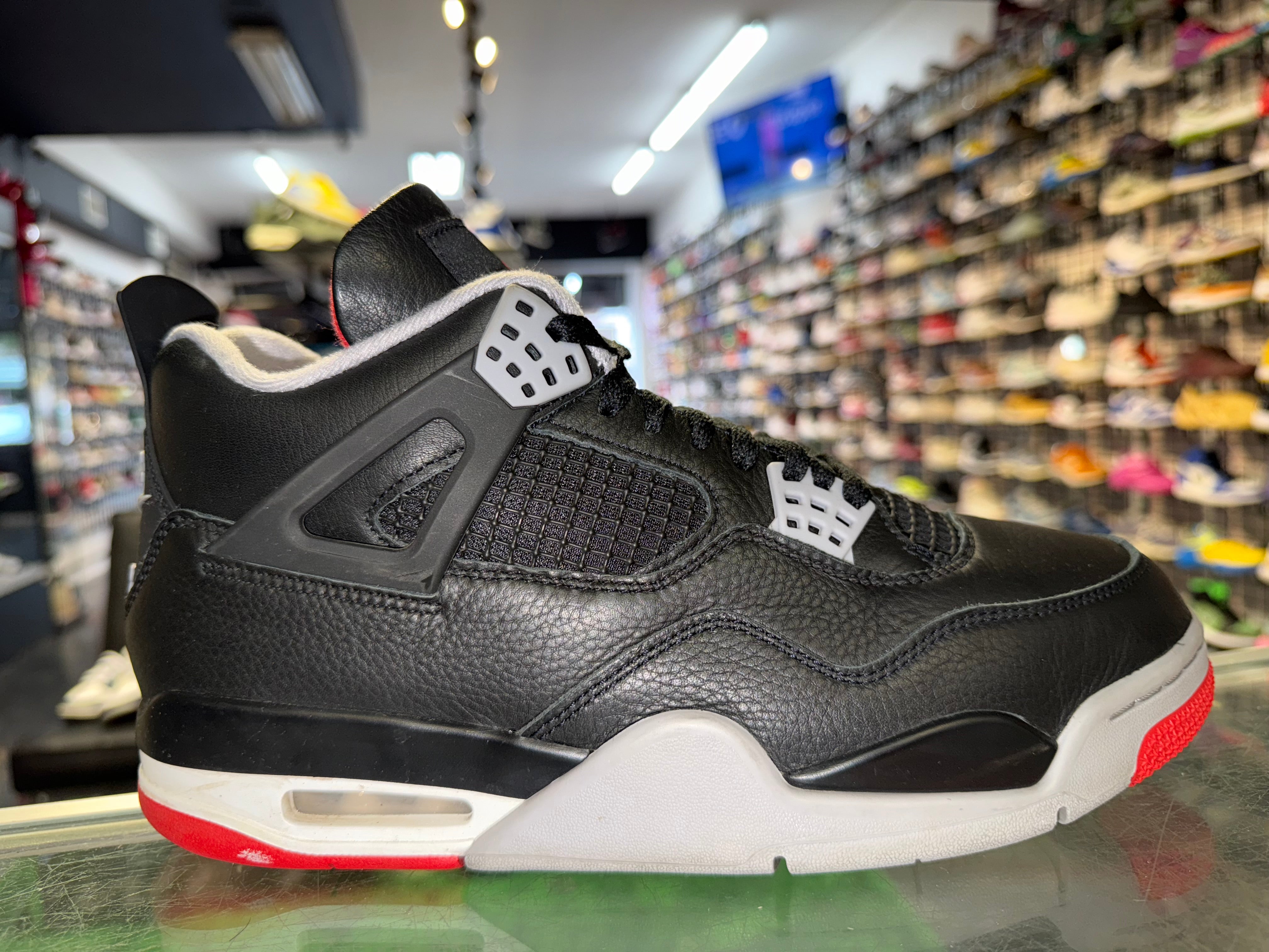 Size 9.5 Air Jordan 4 "Bred Reimagined"