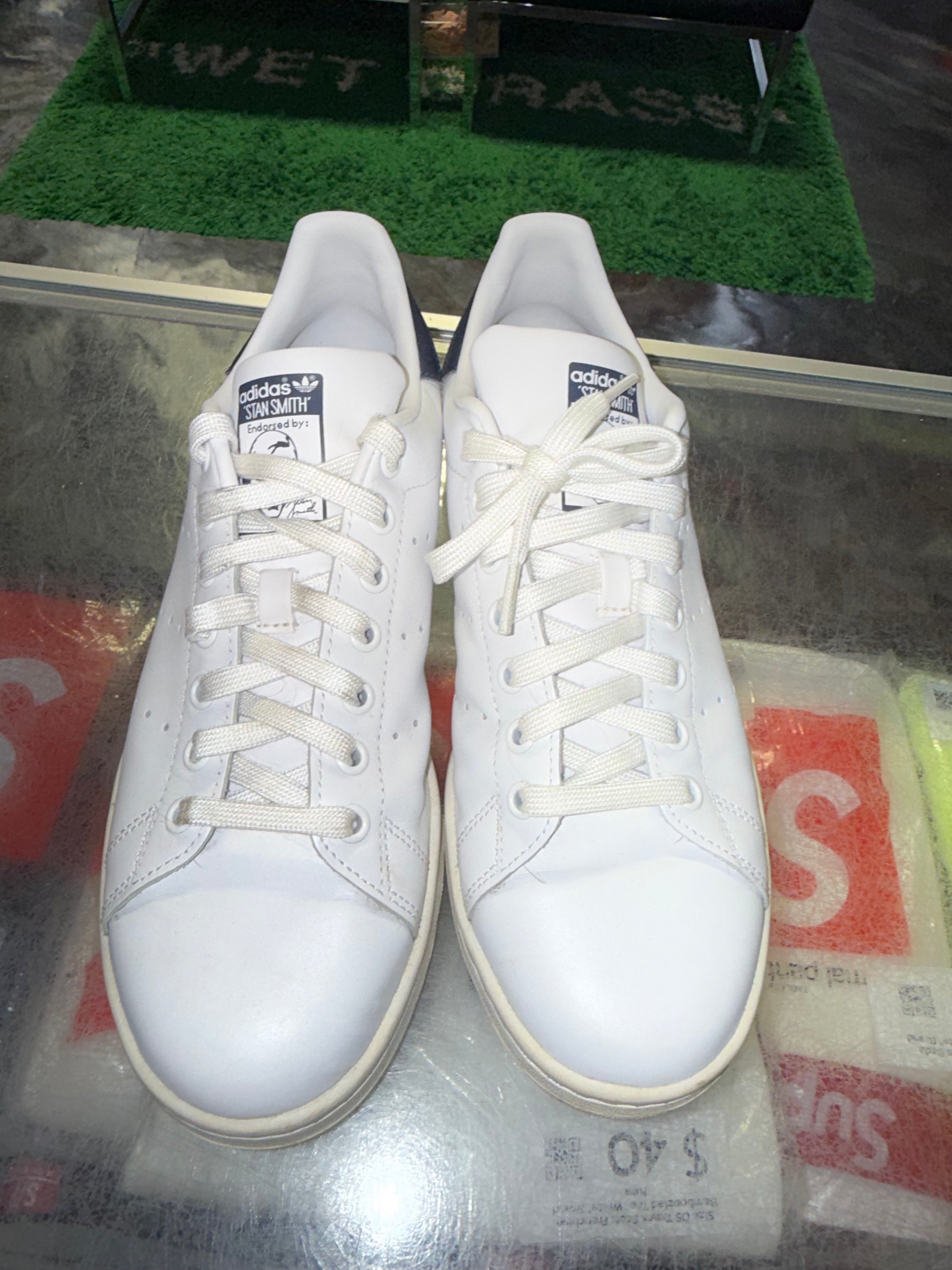 Size 9 Adidas Stan Smith Navy - NB