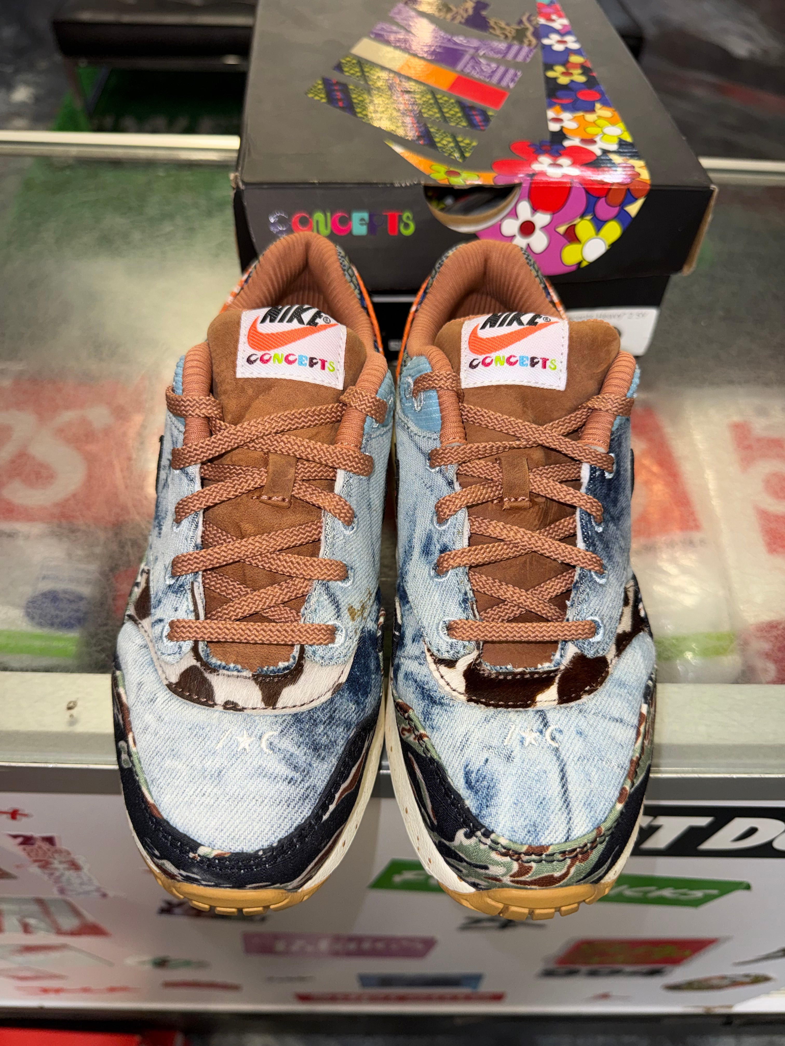 Size 2.5y Air Max 1 Concepts "Heavy" (PS) Brand New