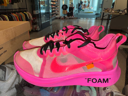 Size 9.5 Zoom Fly “Off White Pink” (Mall)