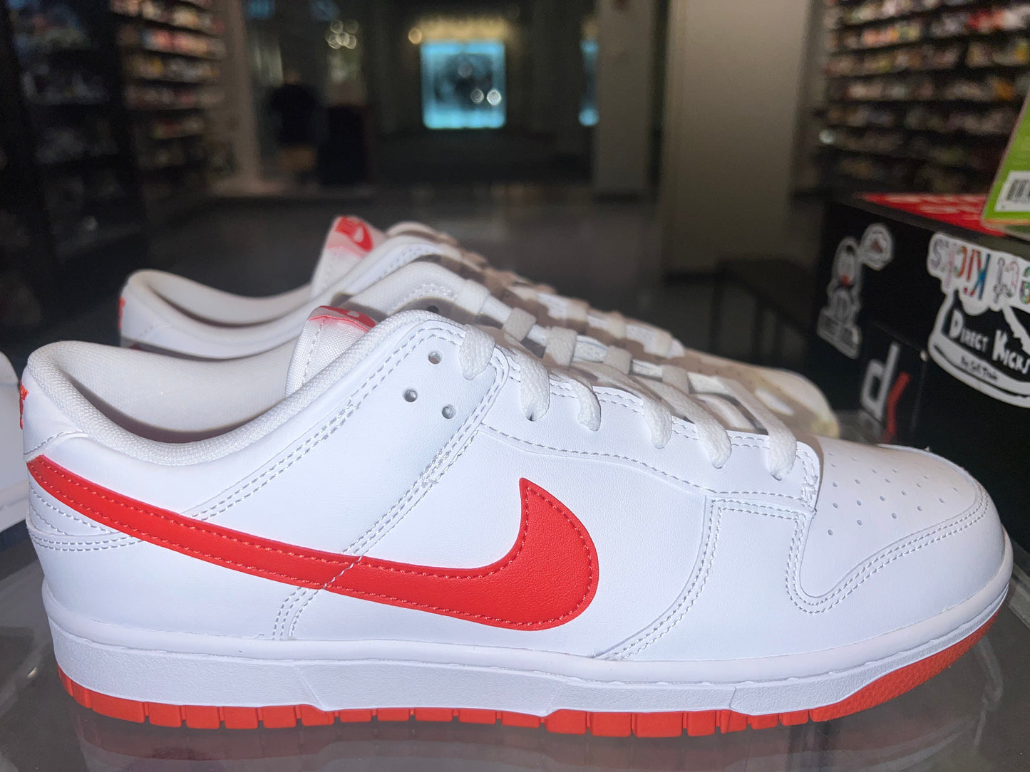 Size 11 Dunk Low “White Picante Red” Brand New (Mall)