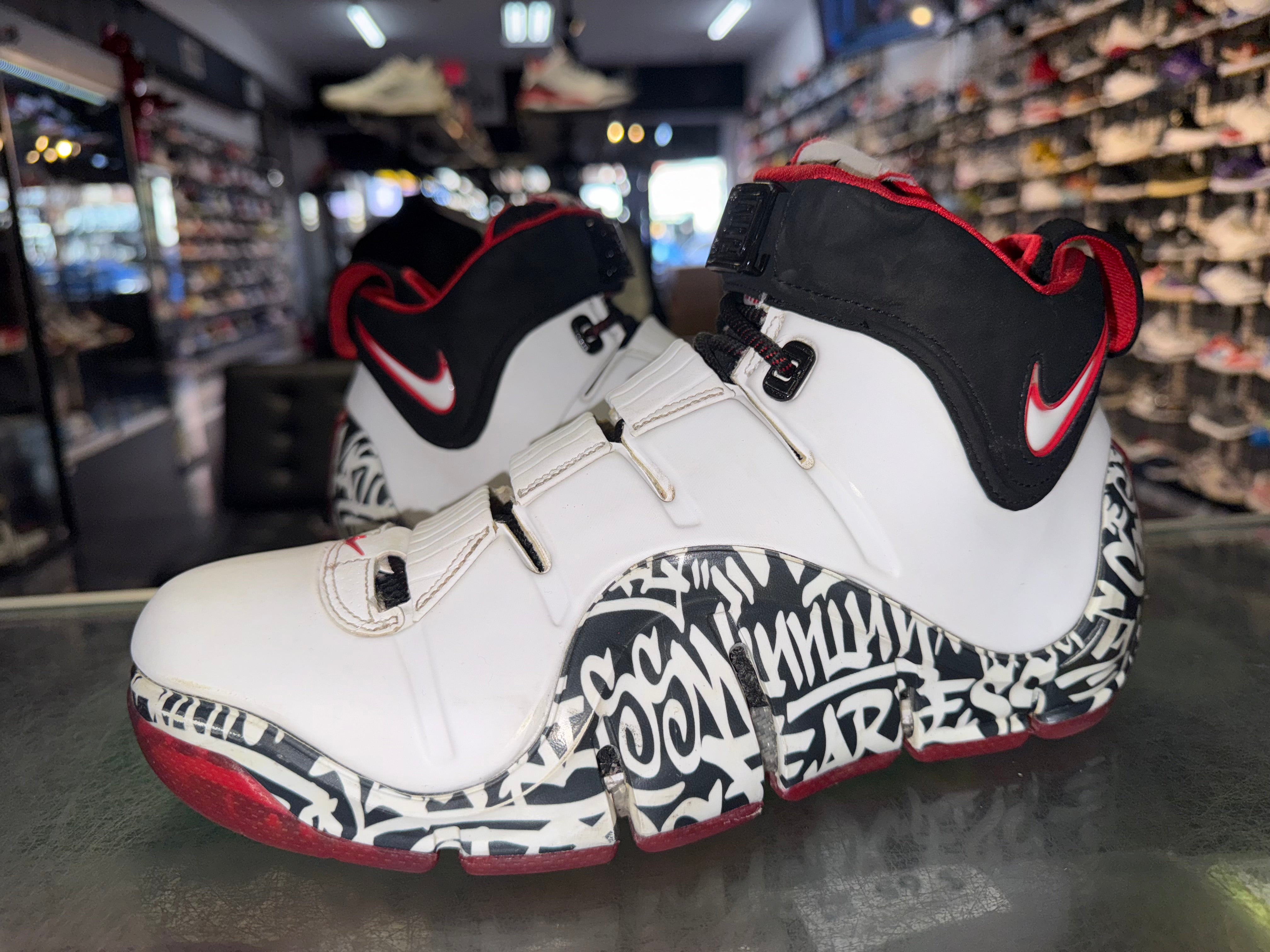 Size 8 Zoom LeBron 4 “Graffiti”