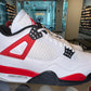 Size 9 Air Jordan 4 “Red Cement” Brand New (Mall)