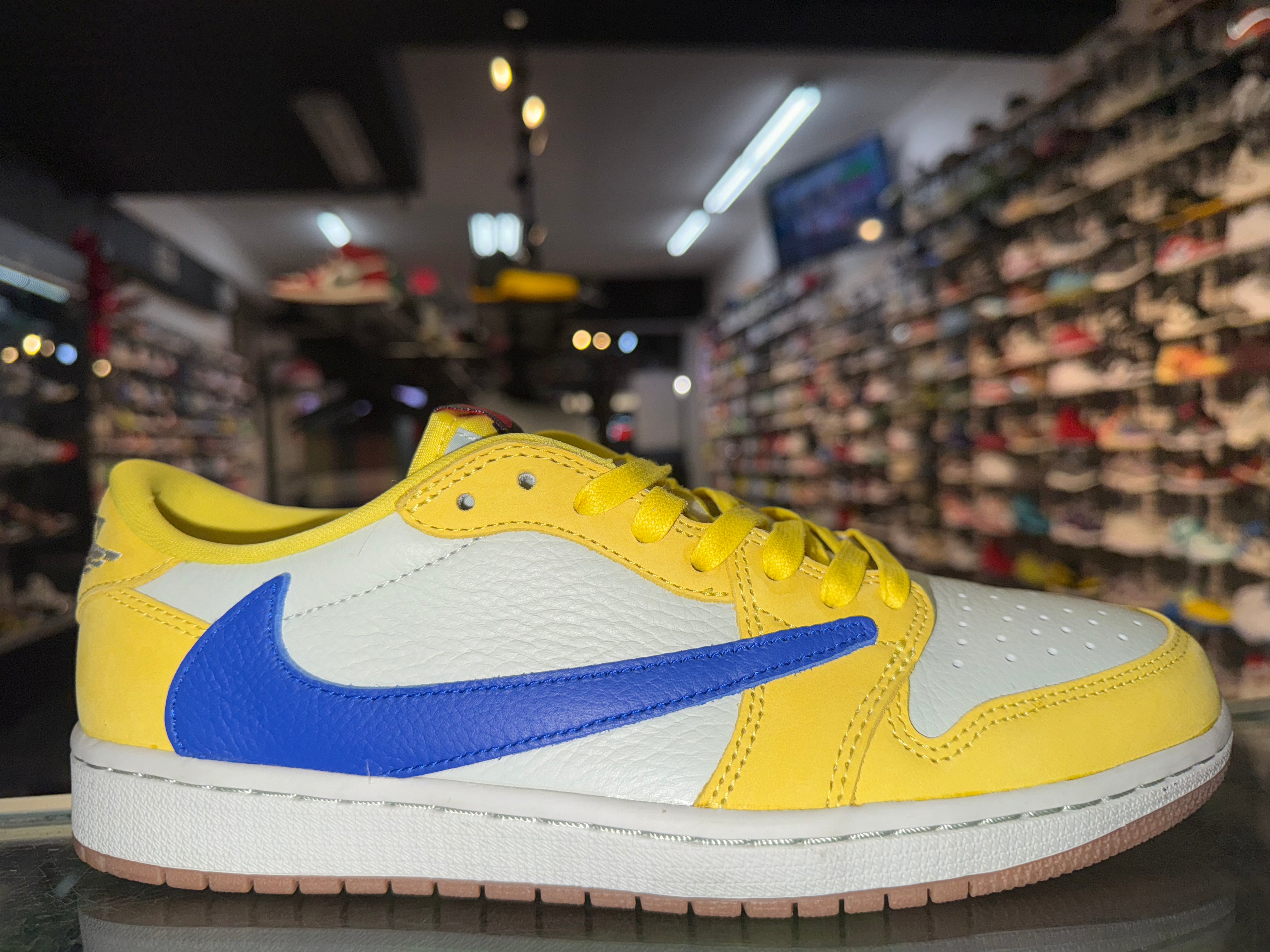 Size 8.5 (10W) Air Jordan 1 Low Travis Scott "Canary"