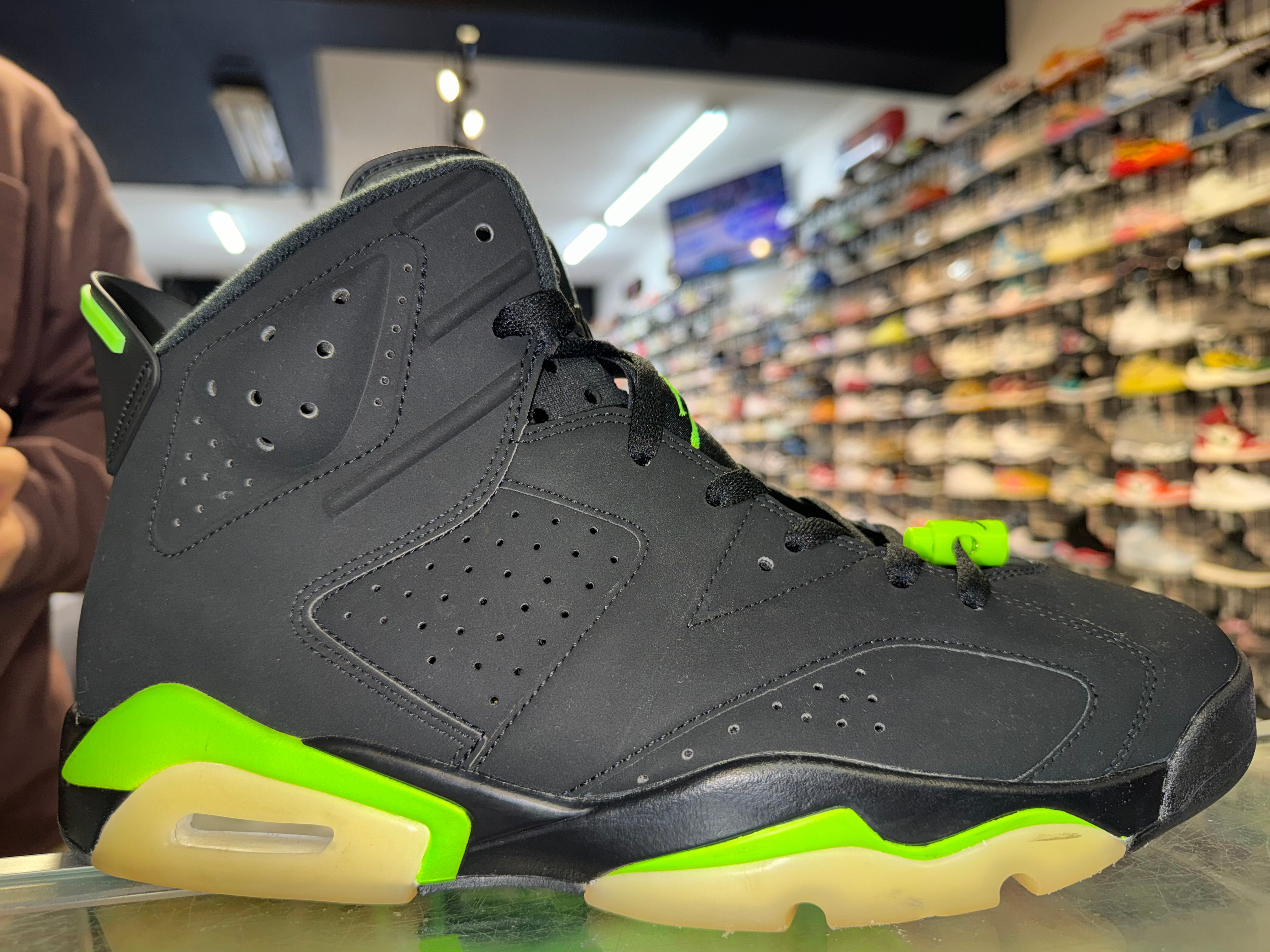 Size 13 Air Jordan 6 "Electric Green"
