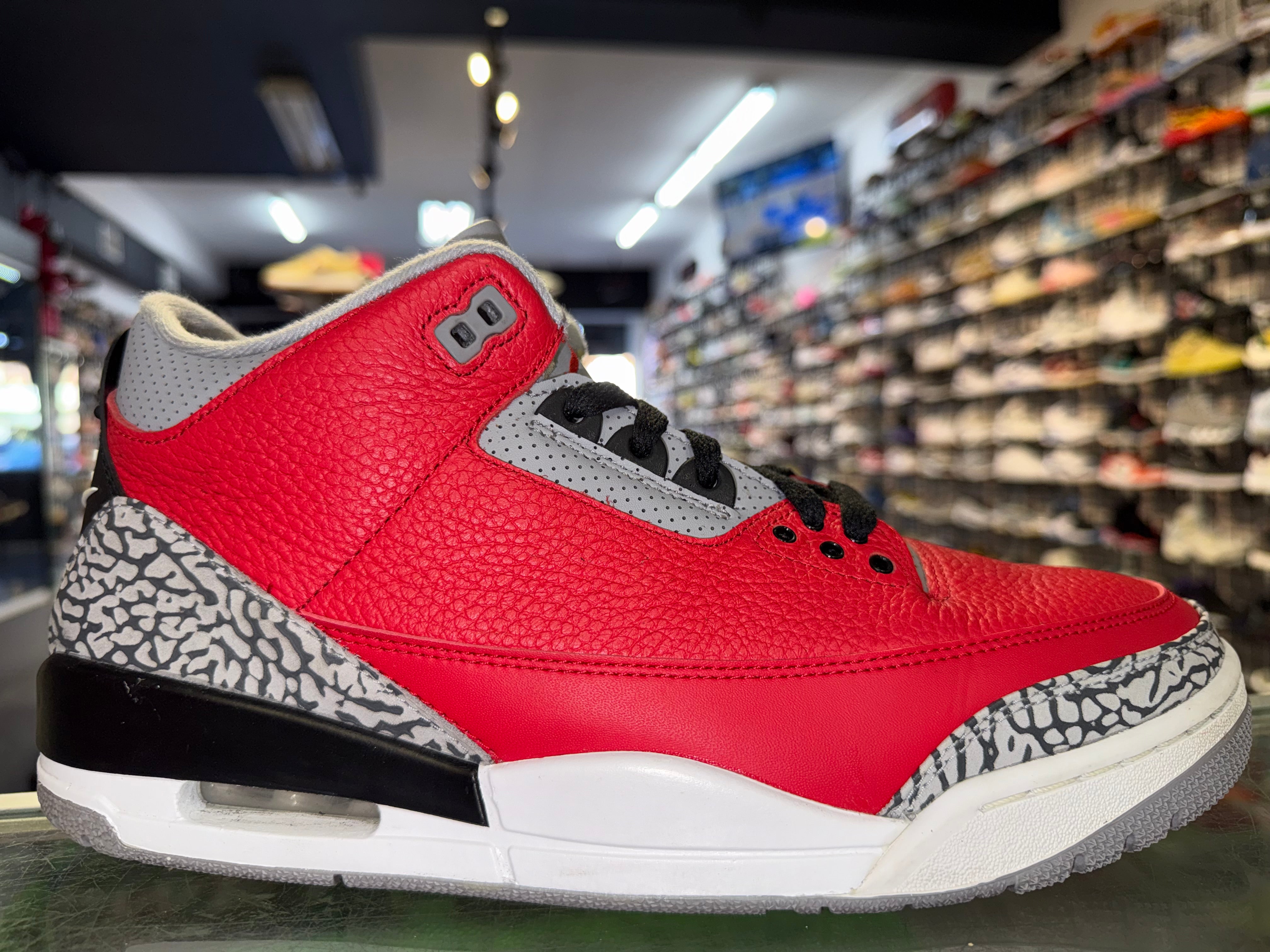 Size 10.5 Air Jordan 3 Unite "Fire Red"