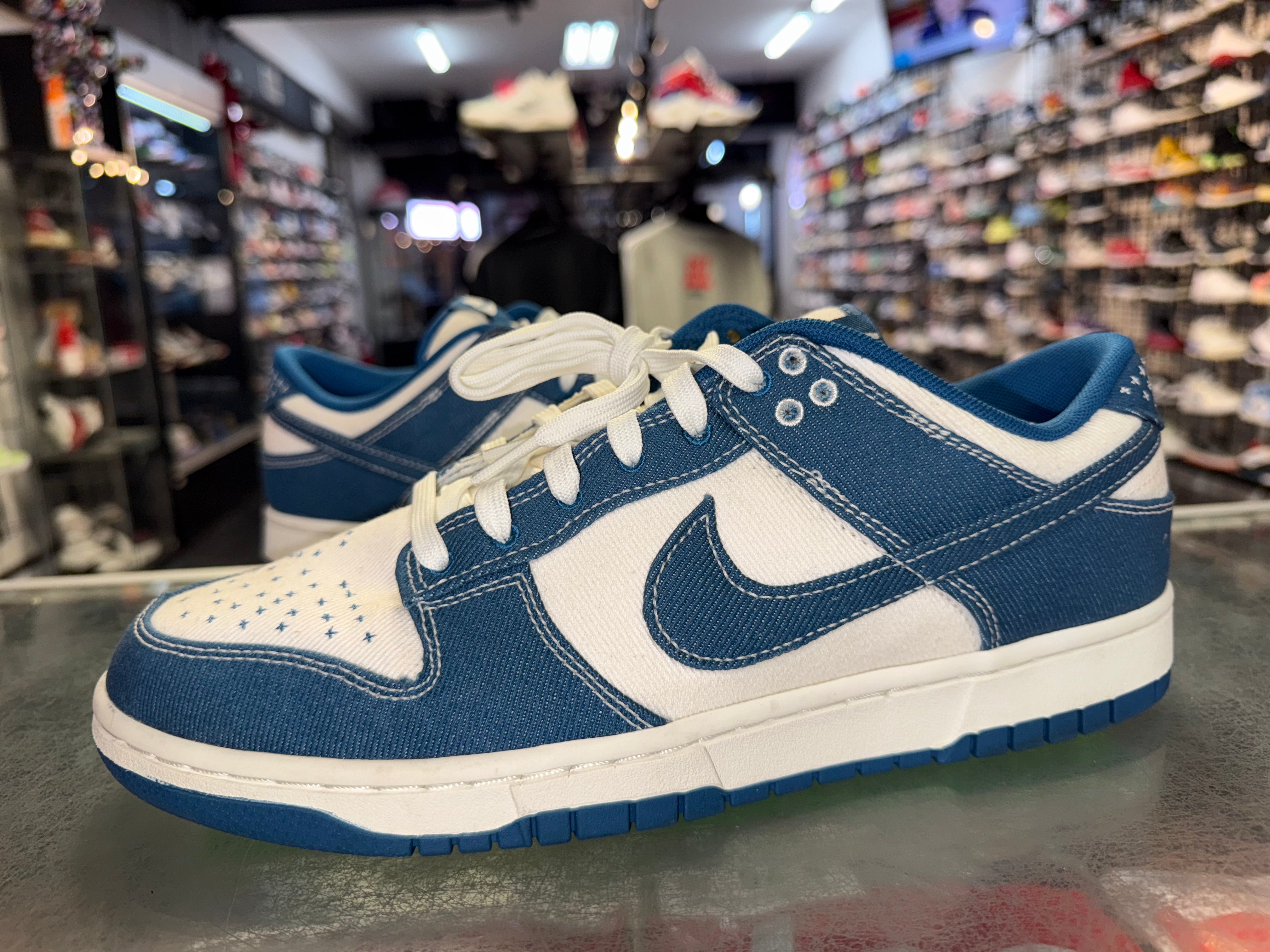 Size 10 Dunk Low “Sashiko Blue”