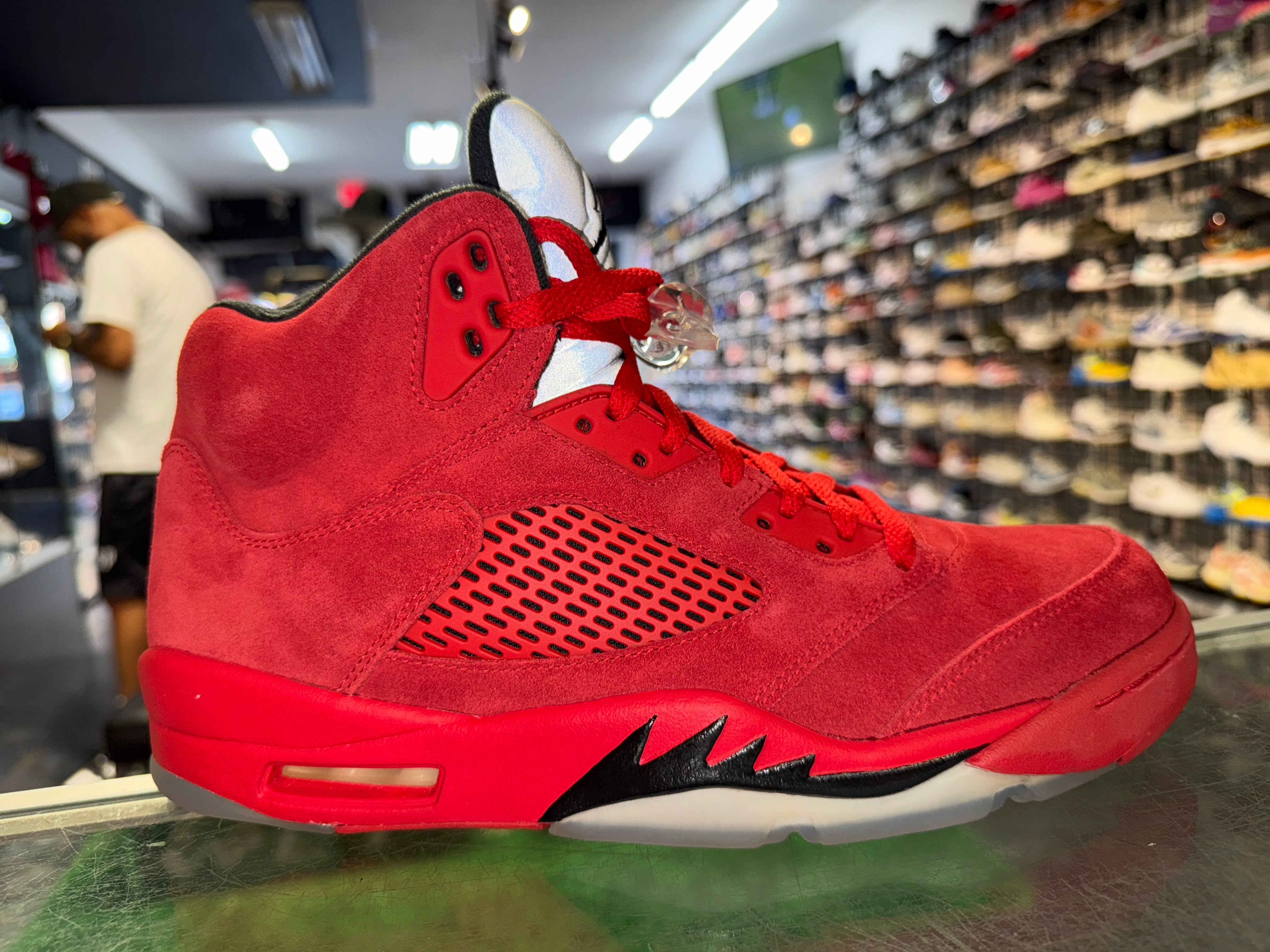 Size 10 Air Jordan 5 “Red Suede” Brand New