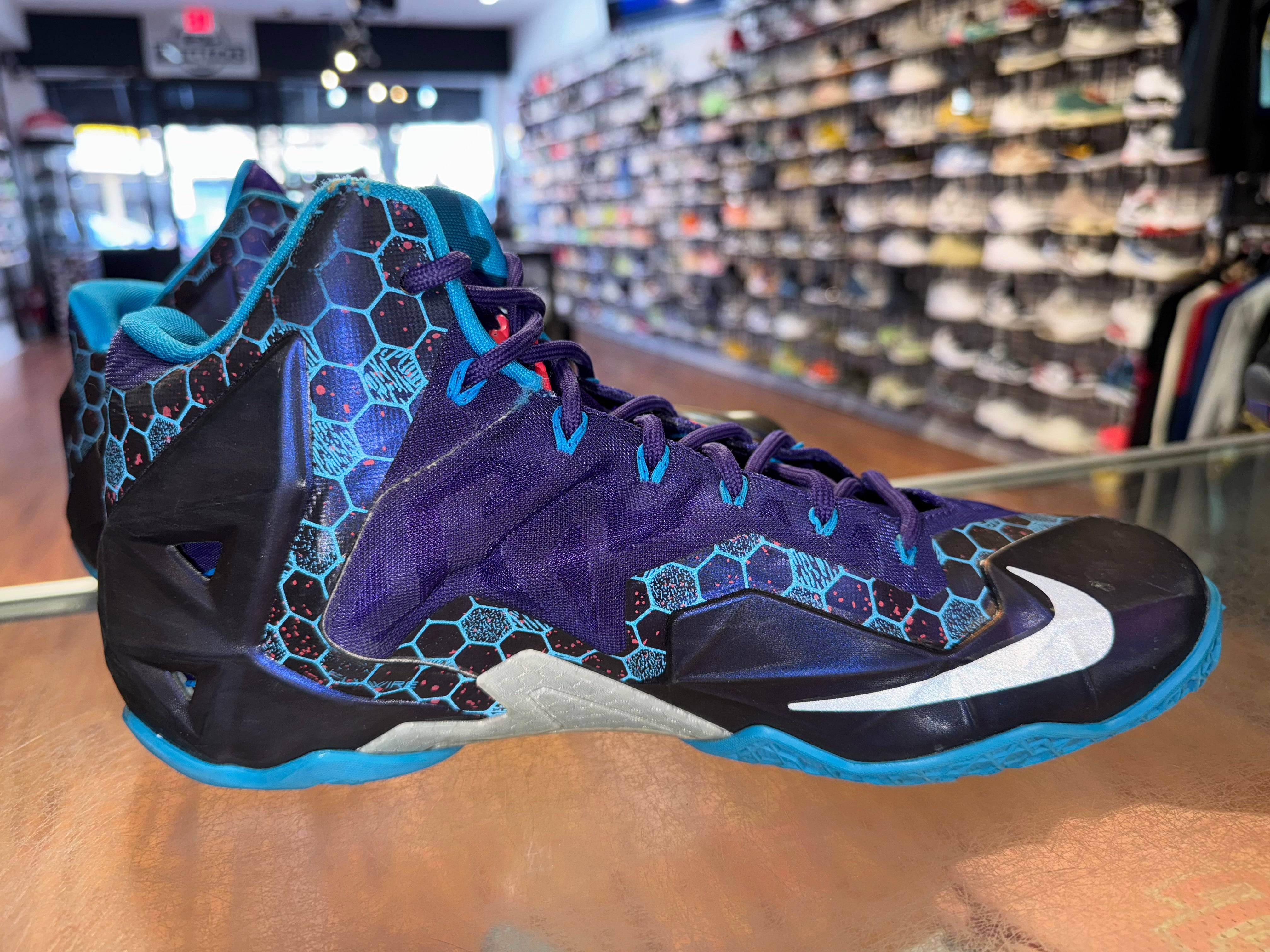 Size 10.5 Lebron 11 "Summit Lake Hornets"