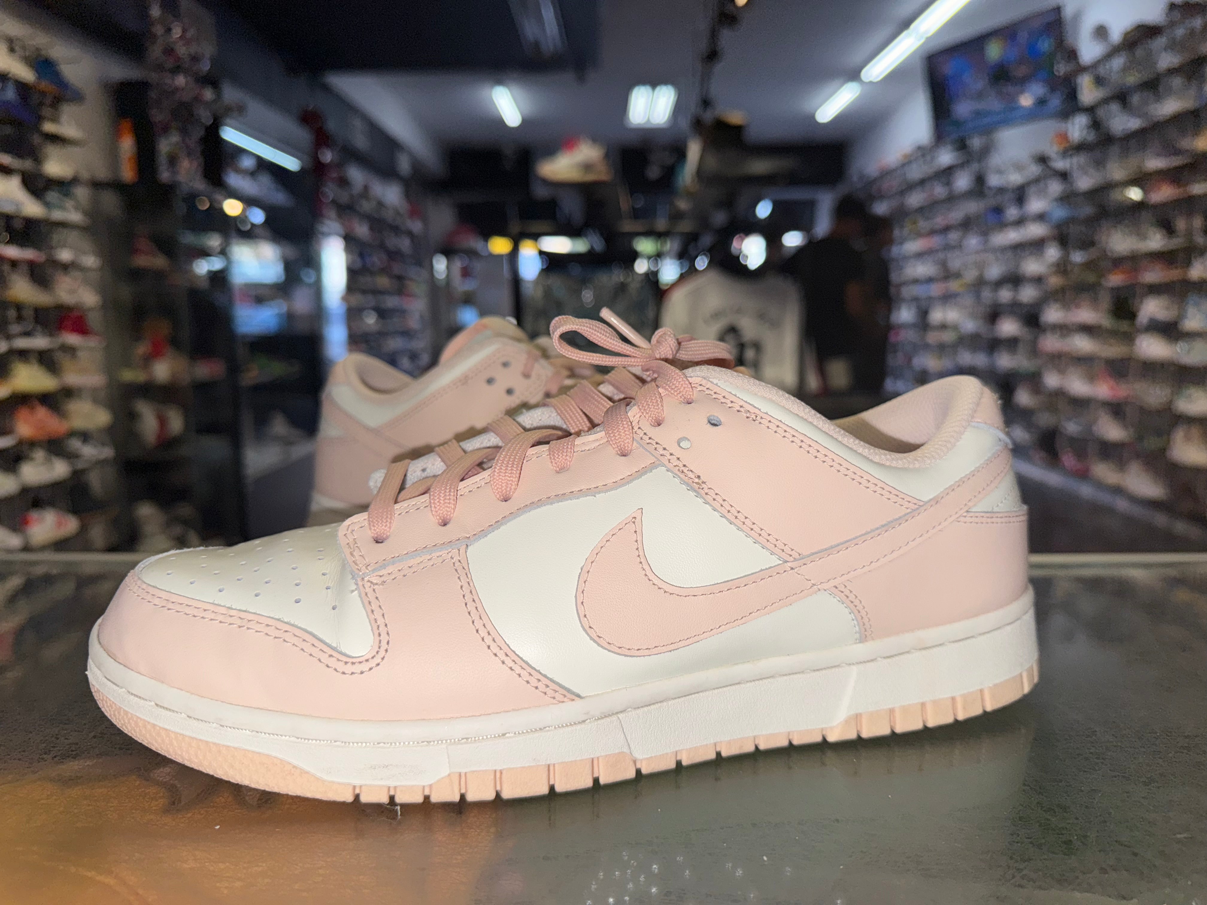Size 9.5 (11W) Dunk Low “Orange Pearl”