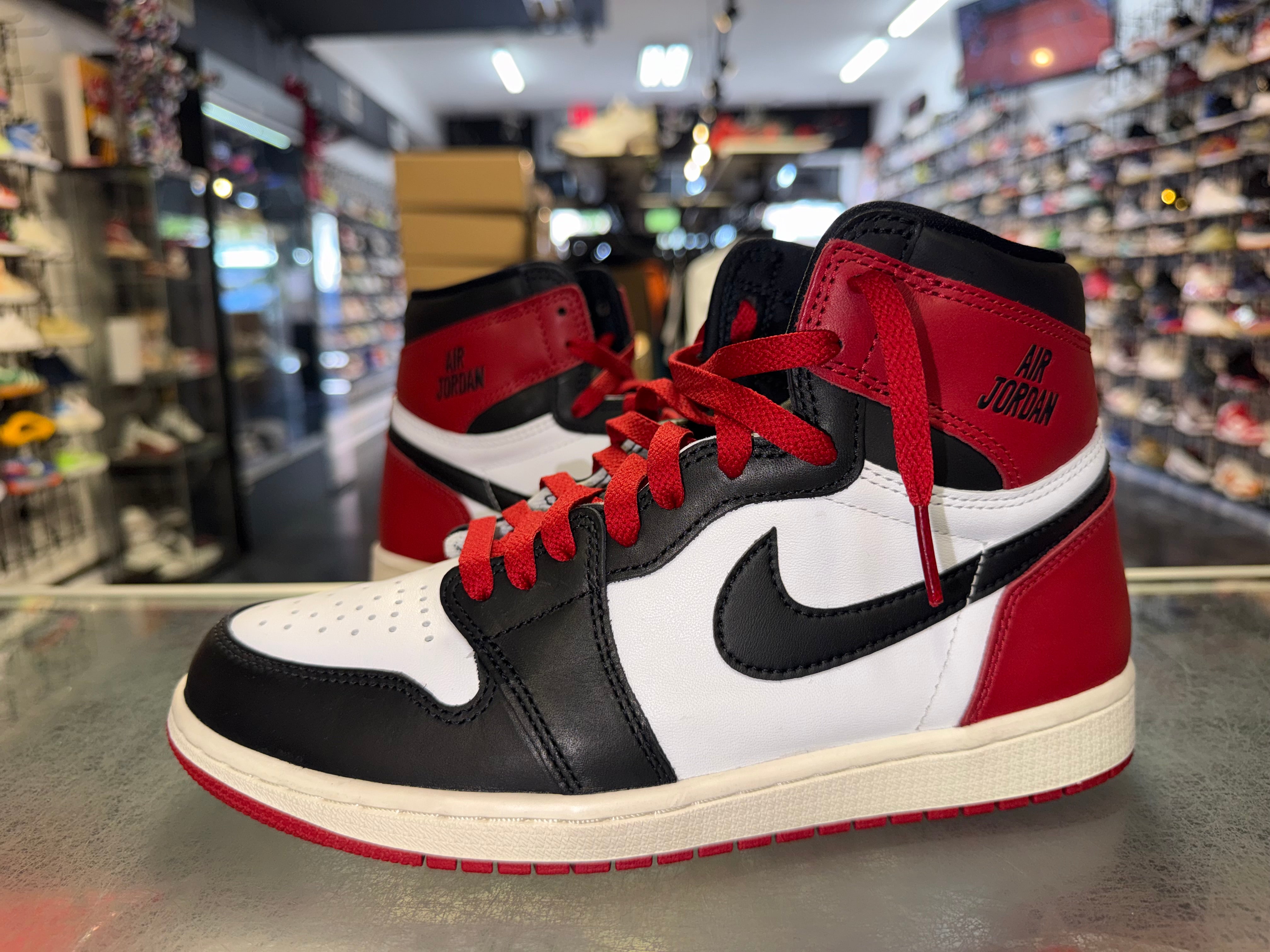 Size 8 Air Jordan 1 "Black Toe Reimagined"