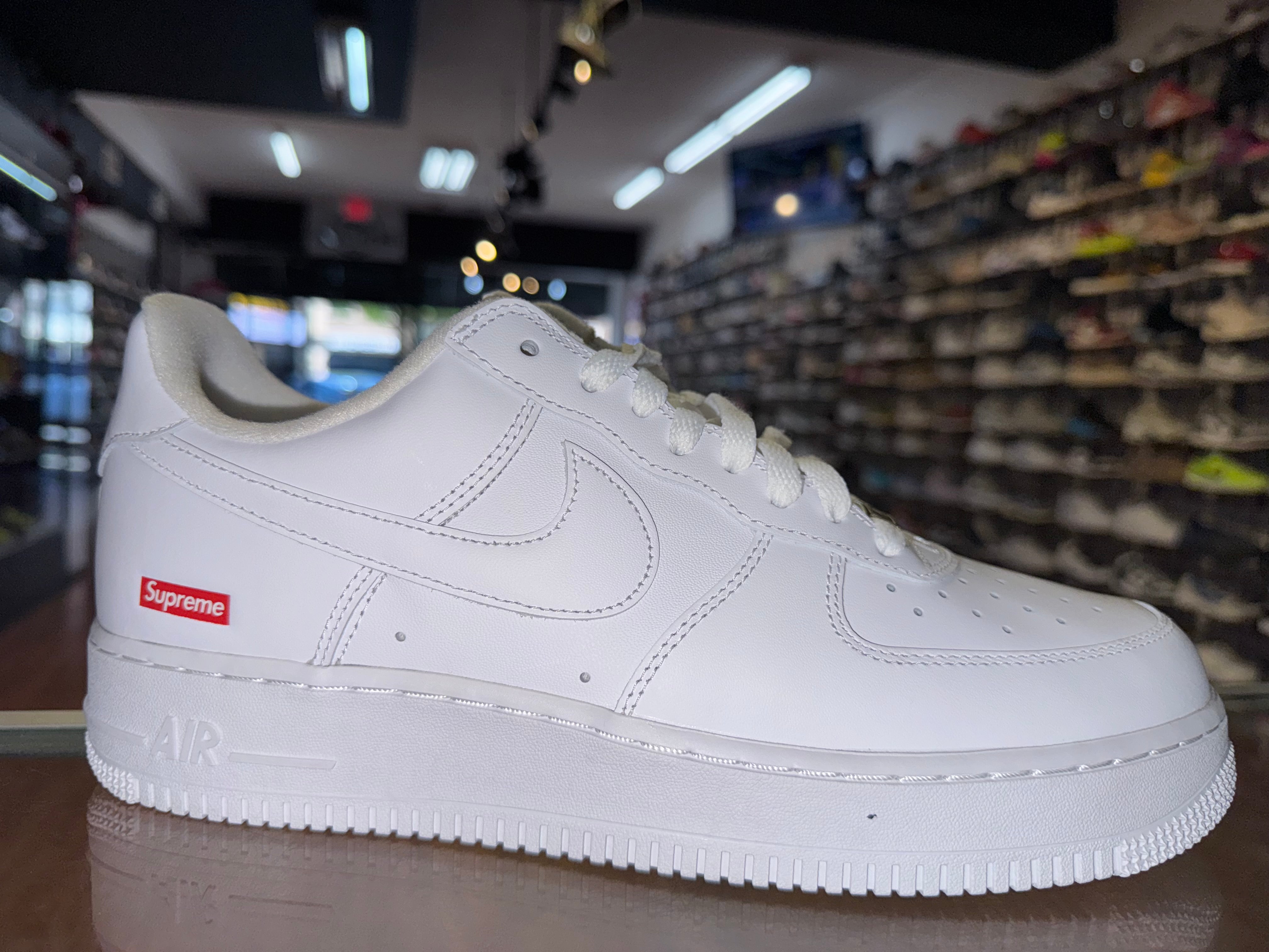 Size 10 Air Force 1 Supreme "White"