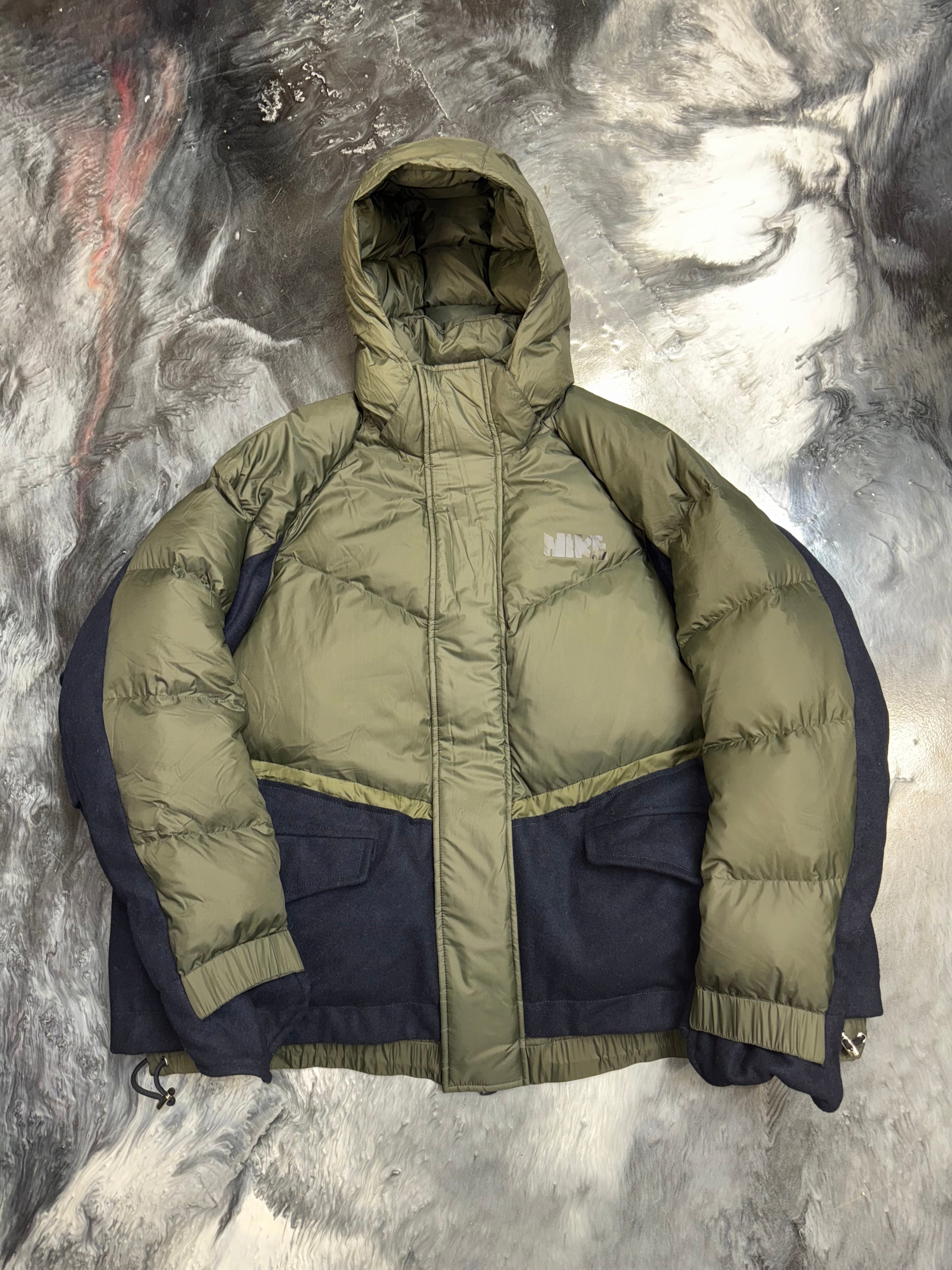 Size XXL Nike x Sacai Design Parka Jacket “Sequoia”