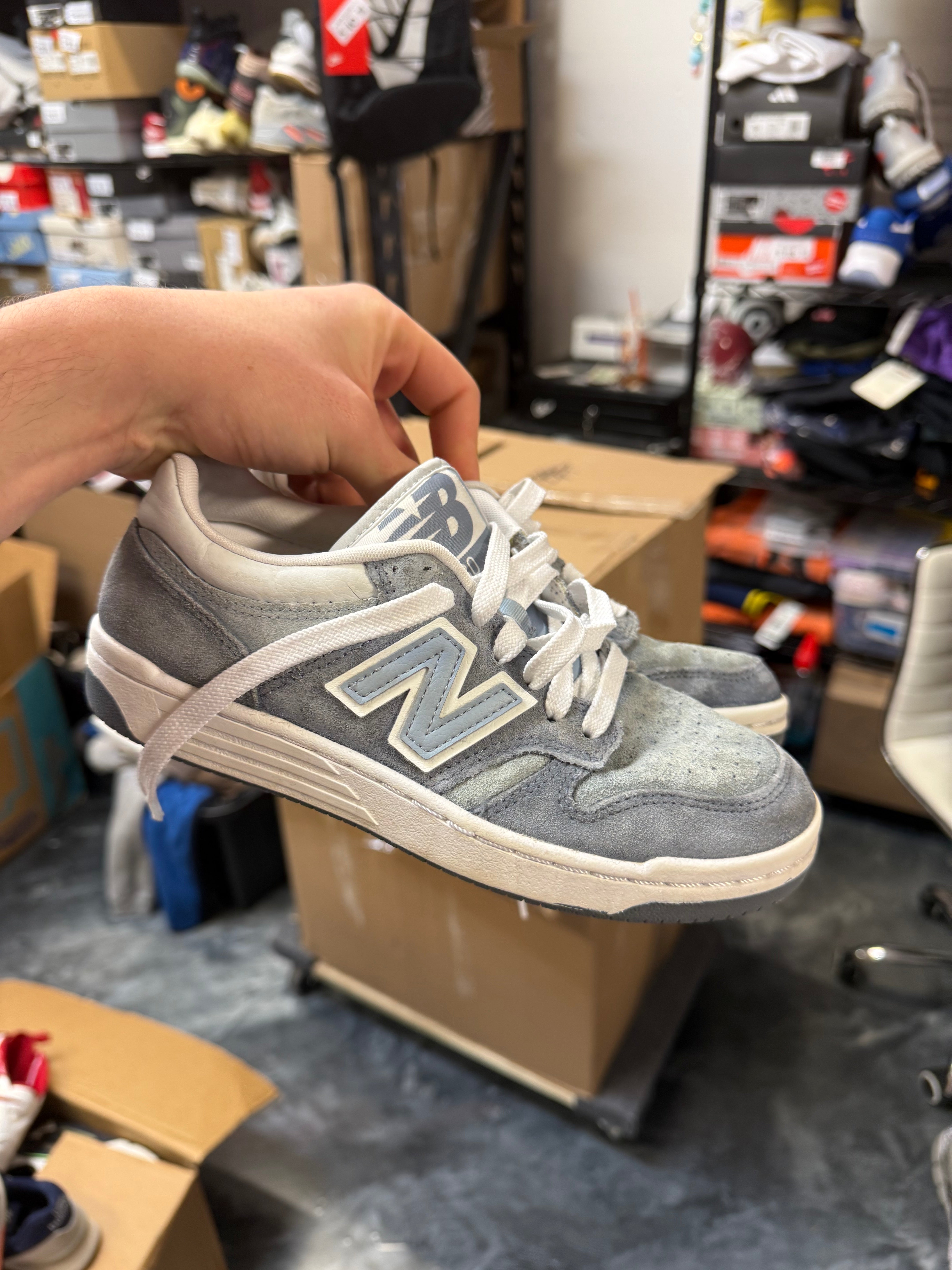 Size 5 New Balance 480 "Blue White" - NB