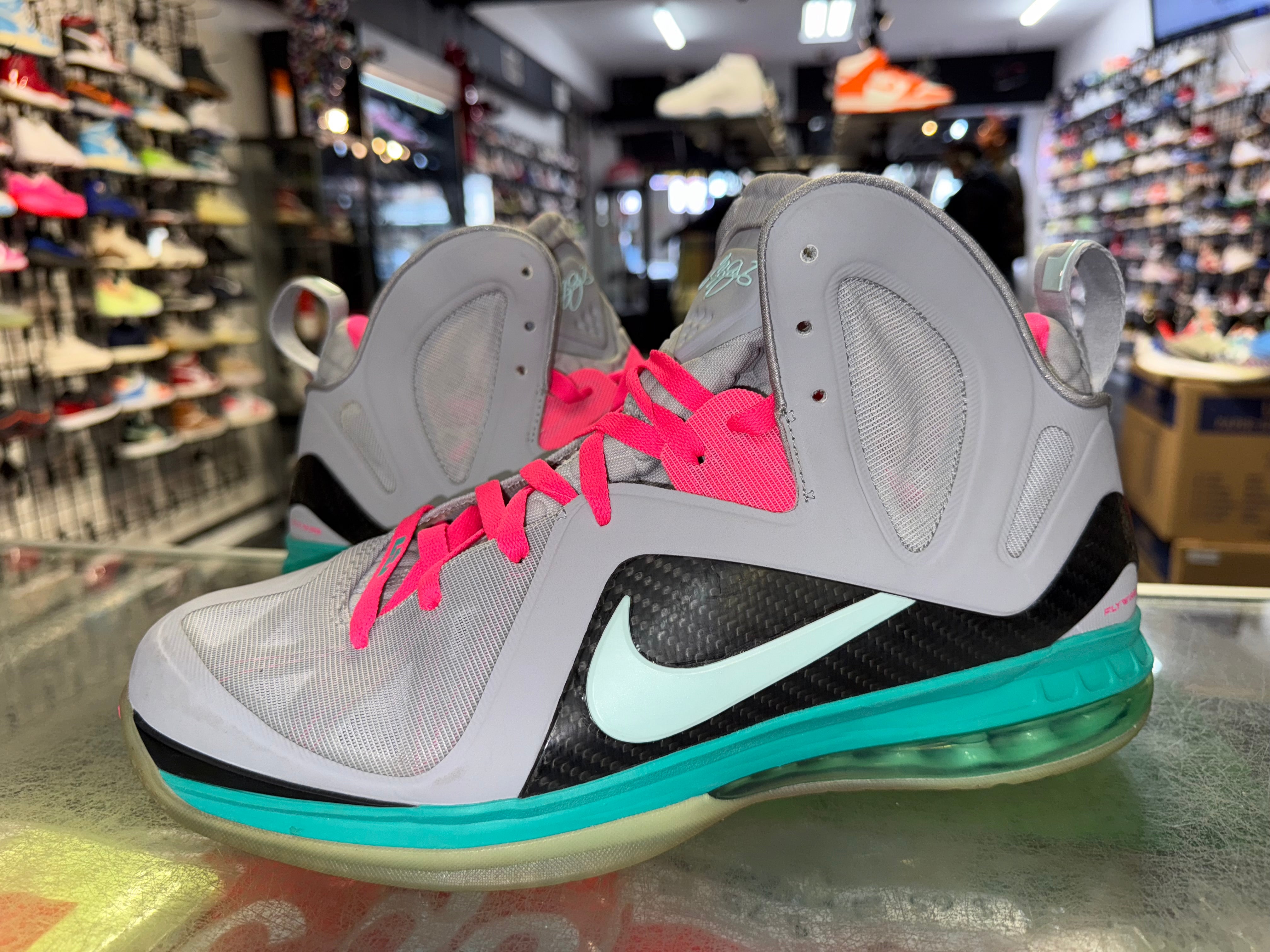 Size 12.5 Lebron 9 PS Elite "South Beach"