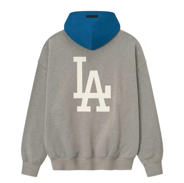 Size M (Fits L) Essentials FOG Hoodie “Dodgers Grey” Brand New