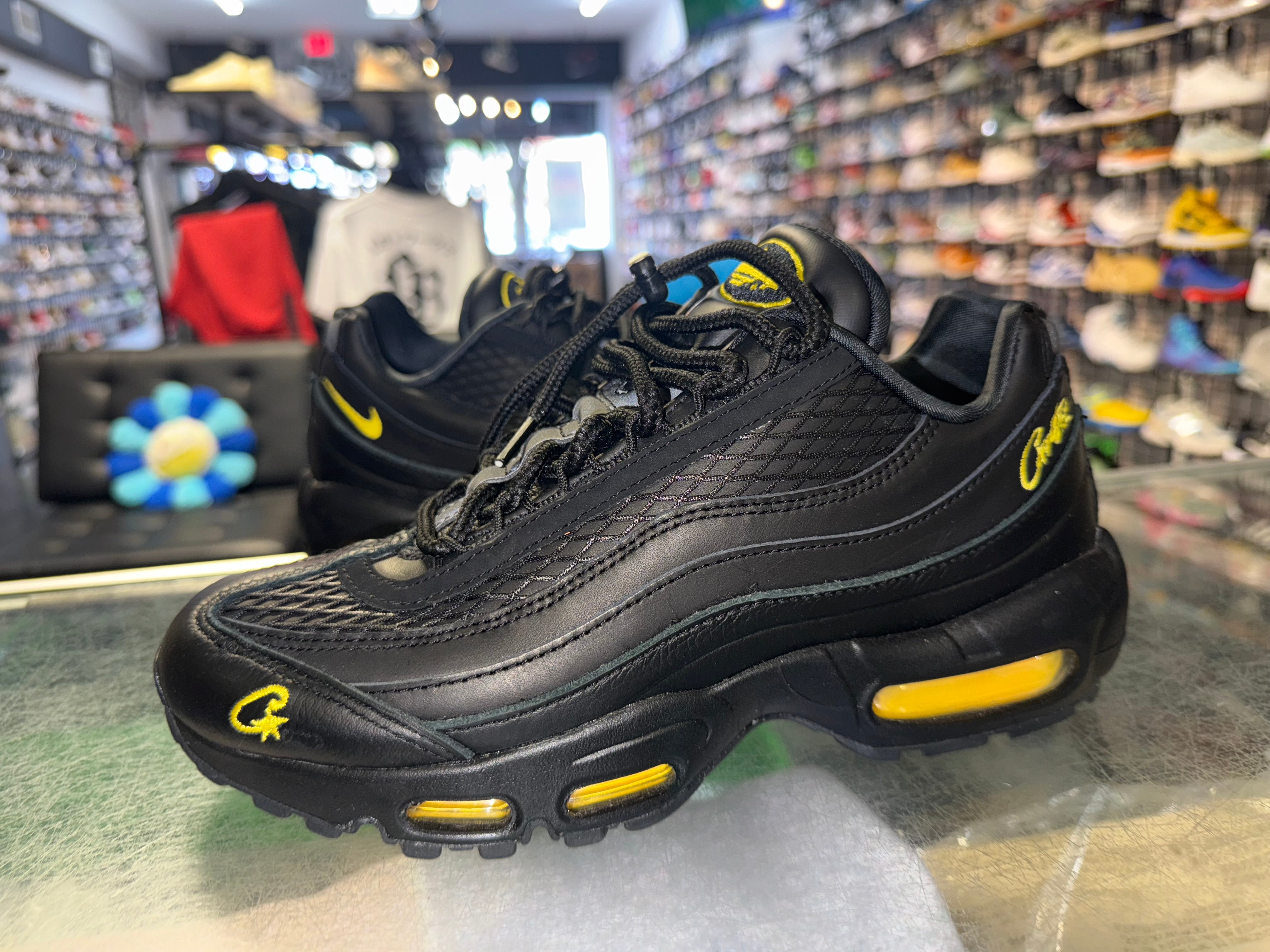 Size 7.5 Air Max 95 Corteiz “Honey Black”