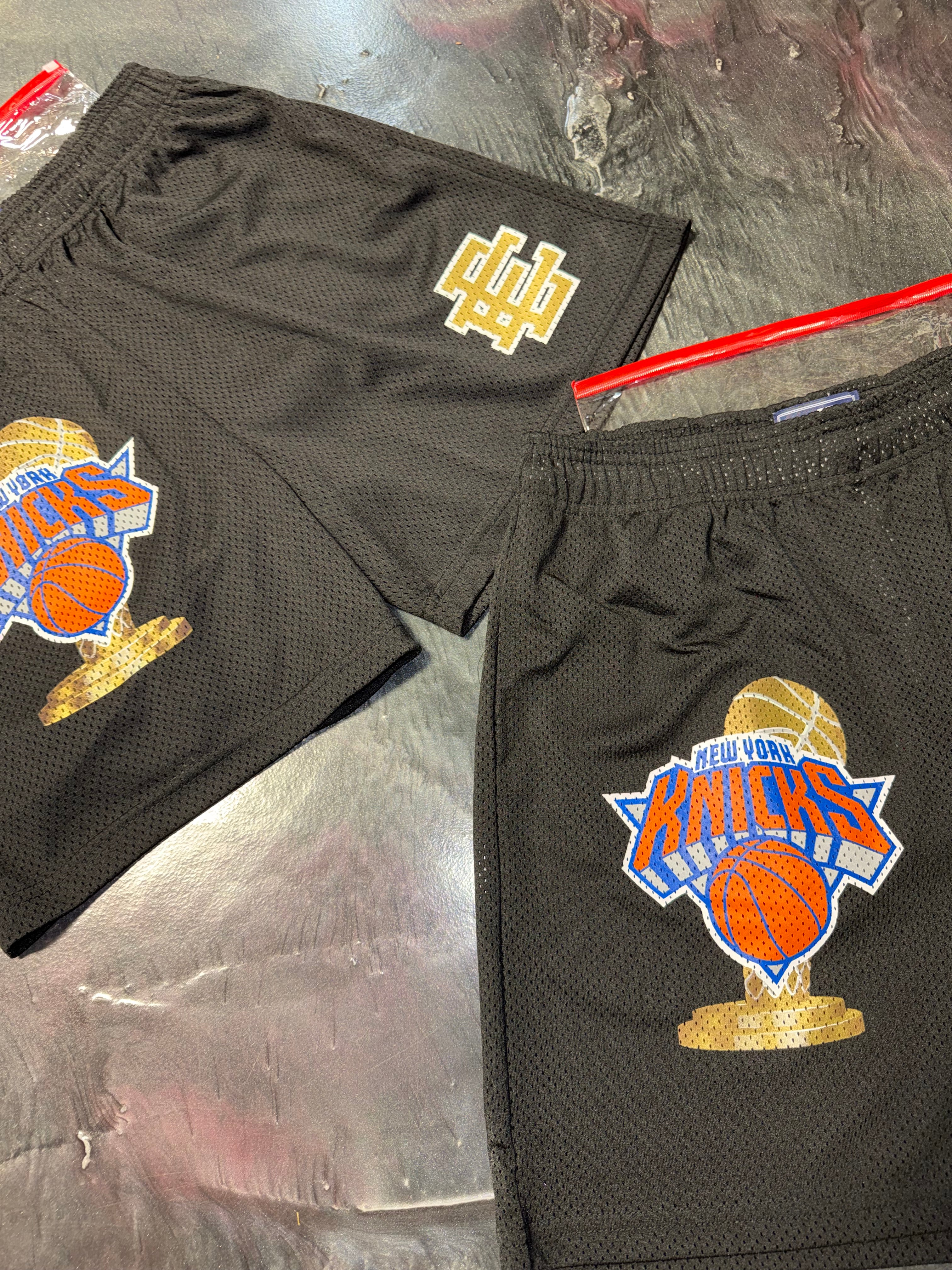 Size L Eric Emanuel x New York Knicks Champ EE Shorts “Black” Brand New