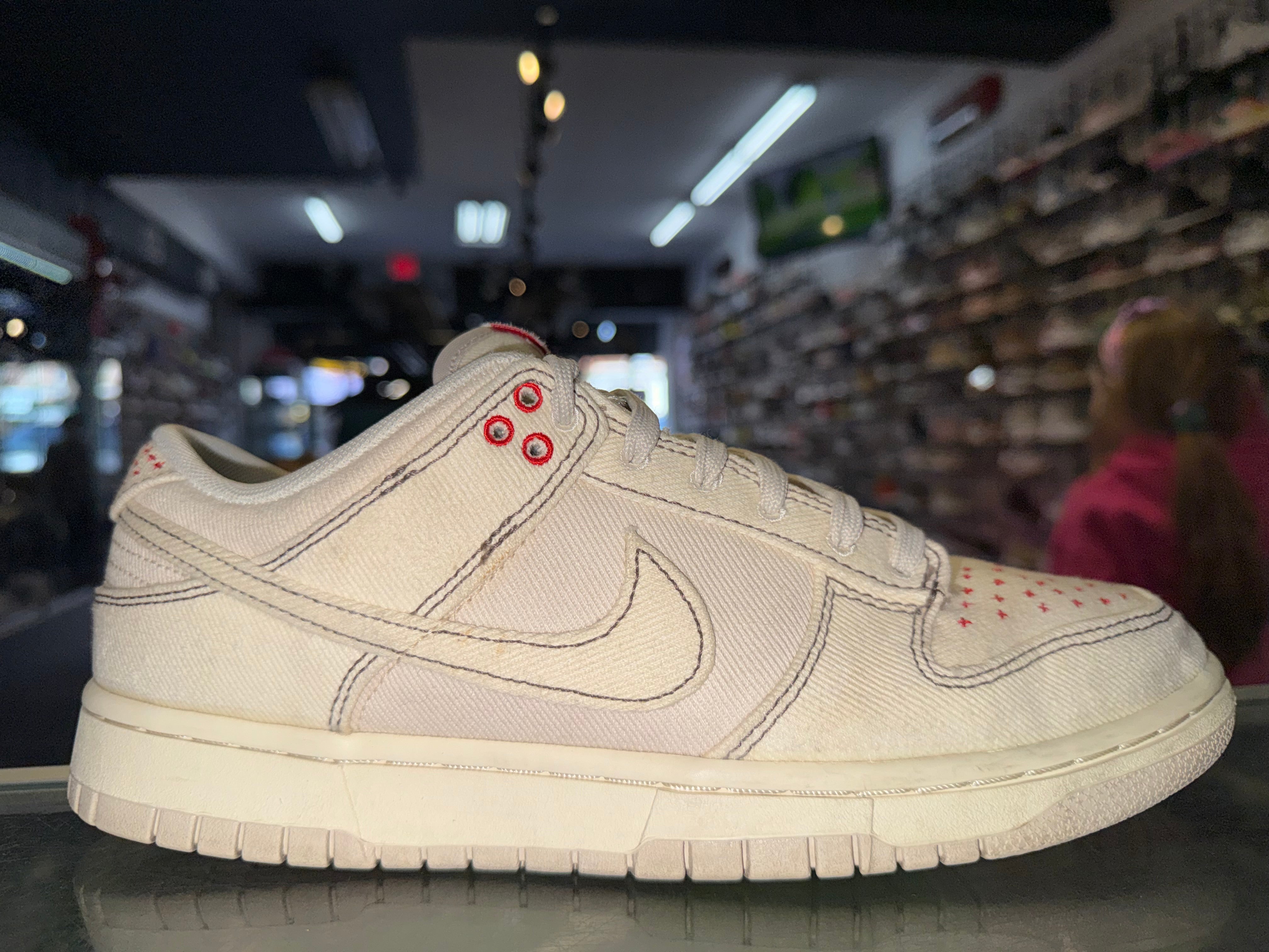 Size 9 Dunk Low "Light Orewood Brown Sashiko"