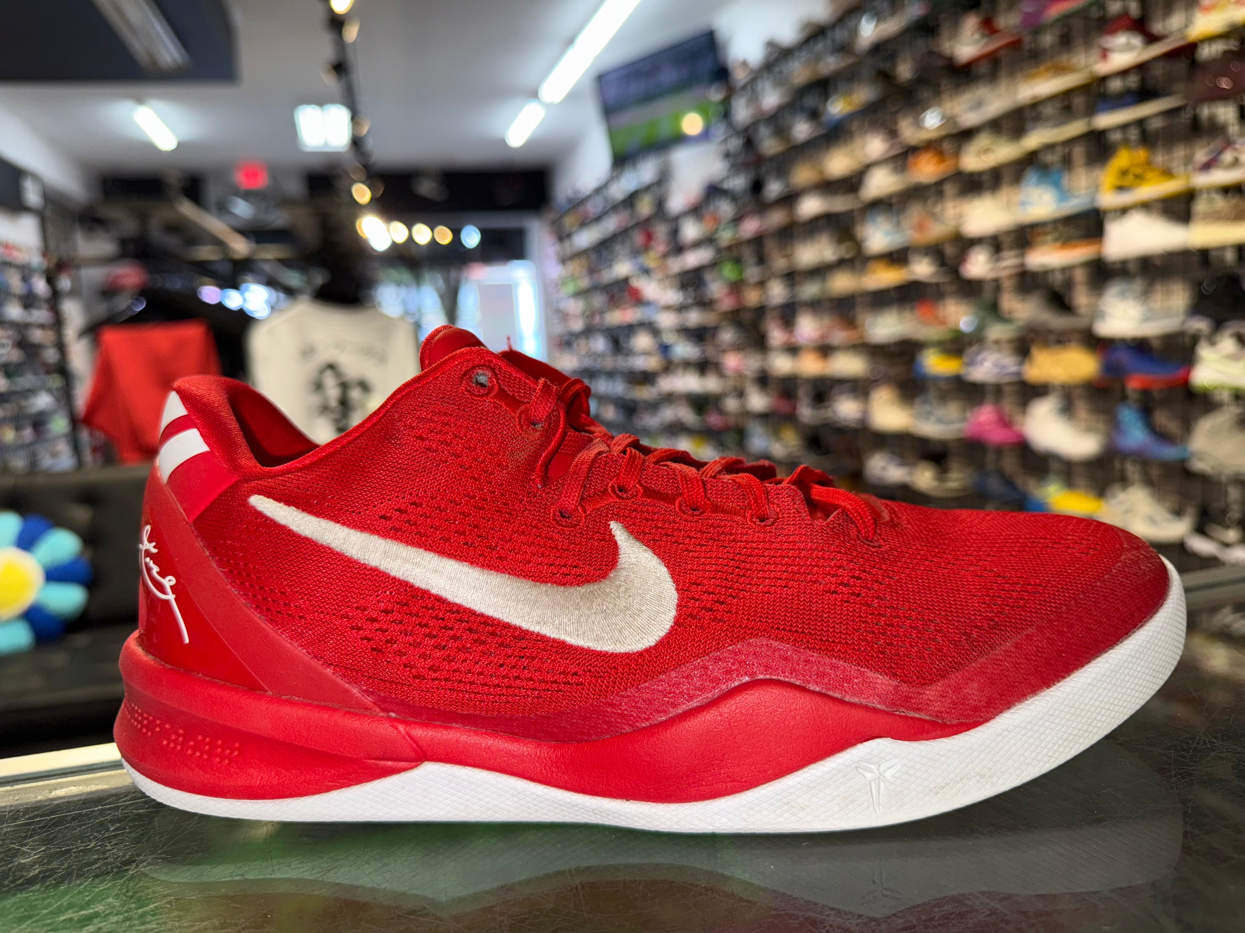 Size 7y Kobe 8 "University Red"