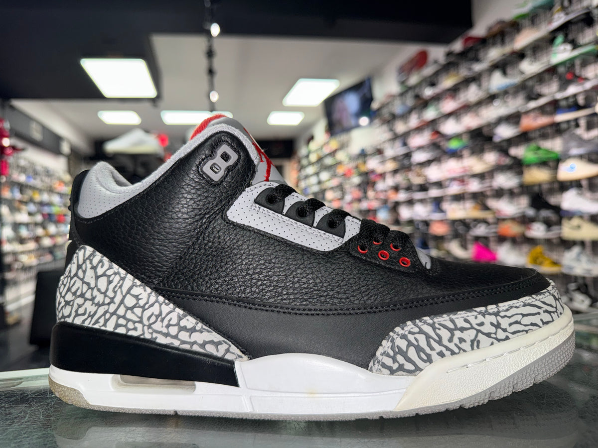 Size 10.5 Air Jordan 3 “Black Cement” 2018