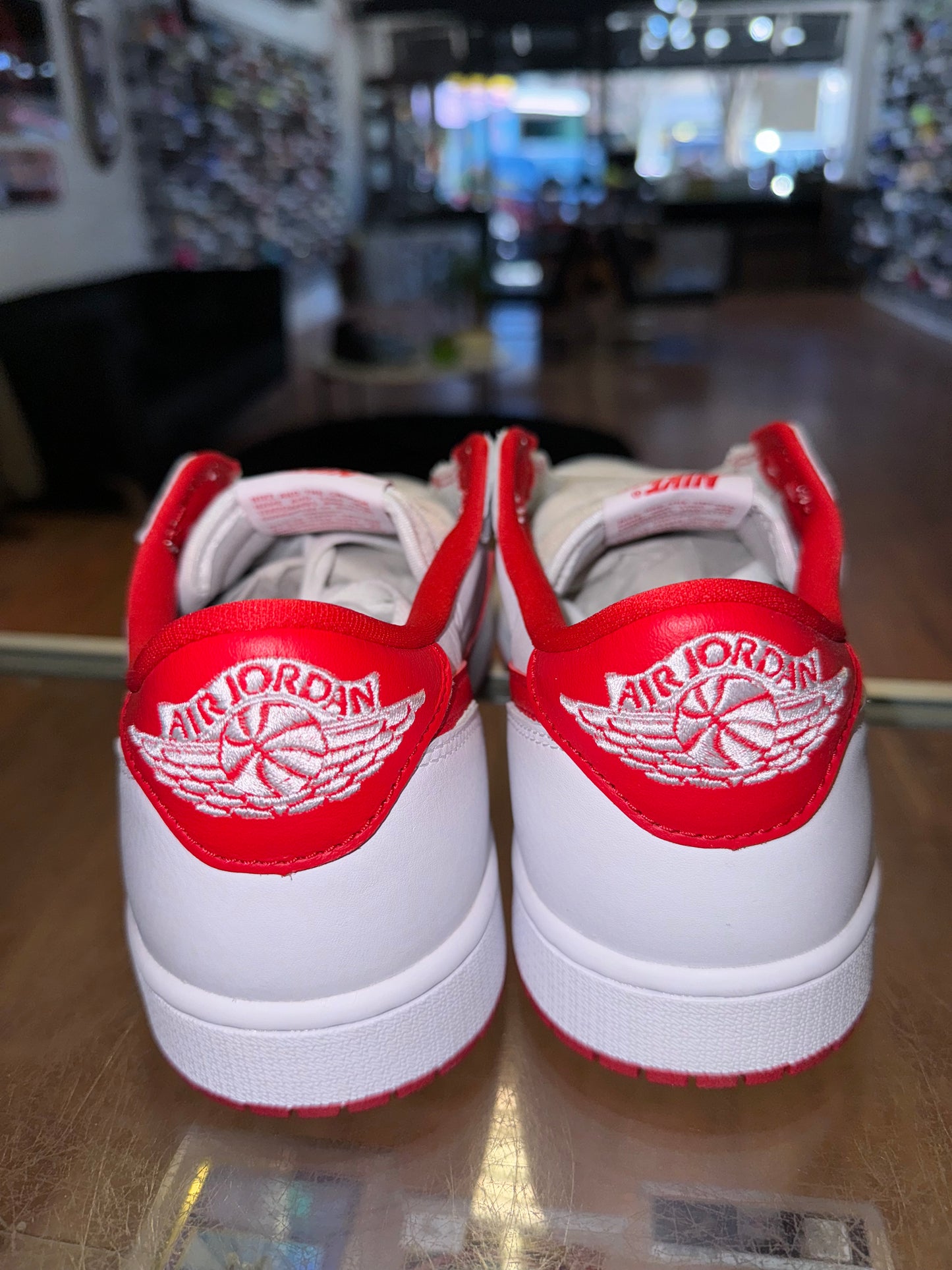 Size 10 Air Jordan 1 Low “University Red” Brand New (MAMO)