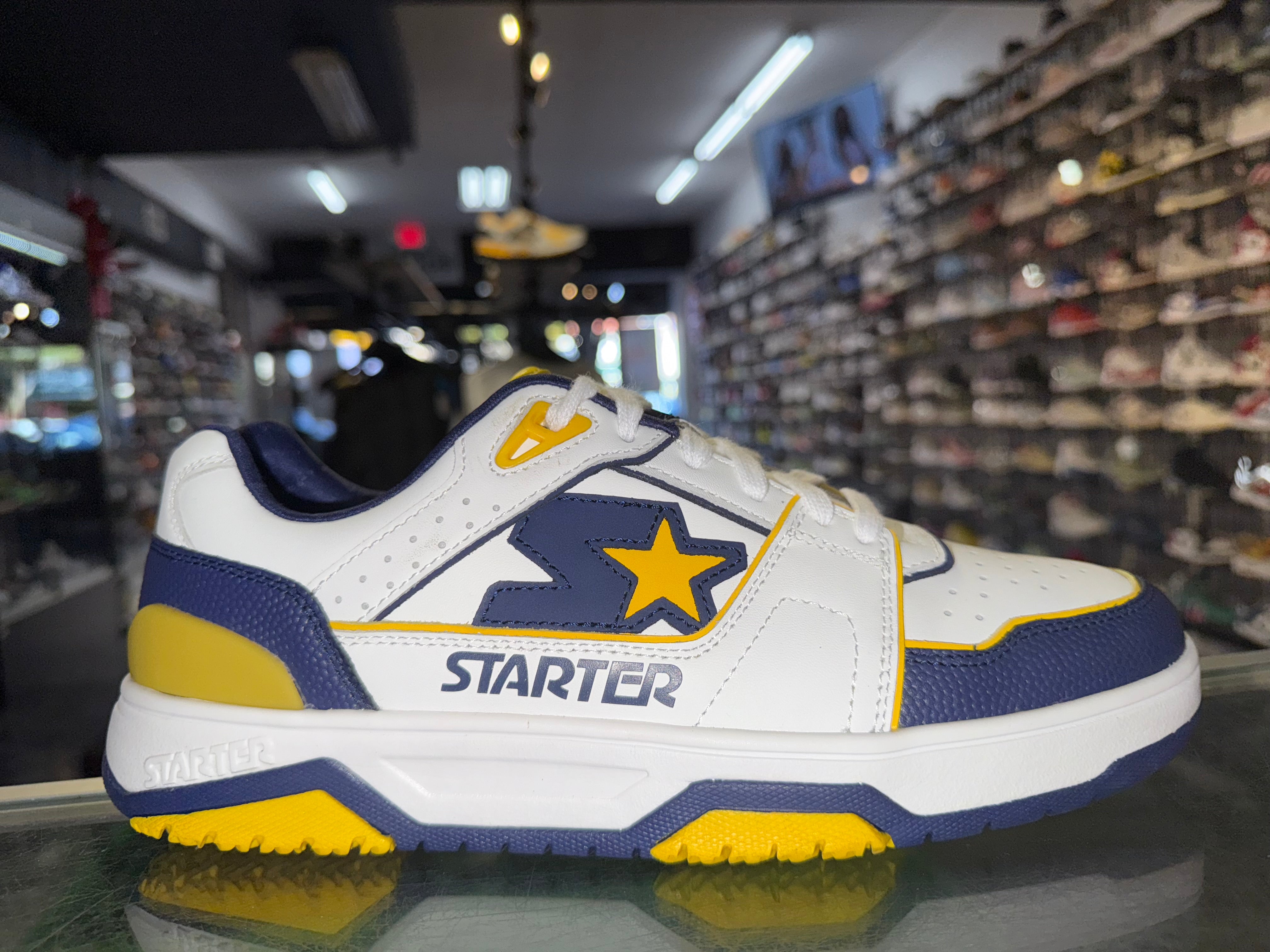 Size 10 Starter Fastbreak Low “Yellow/Blue”