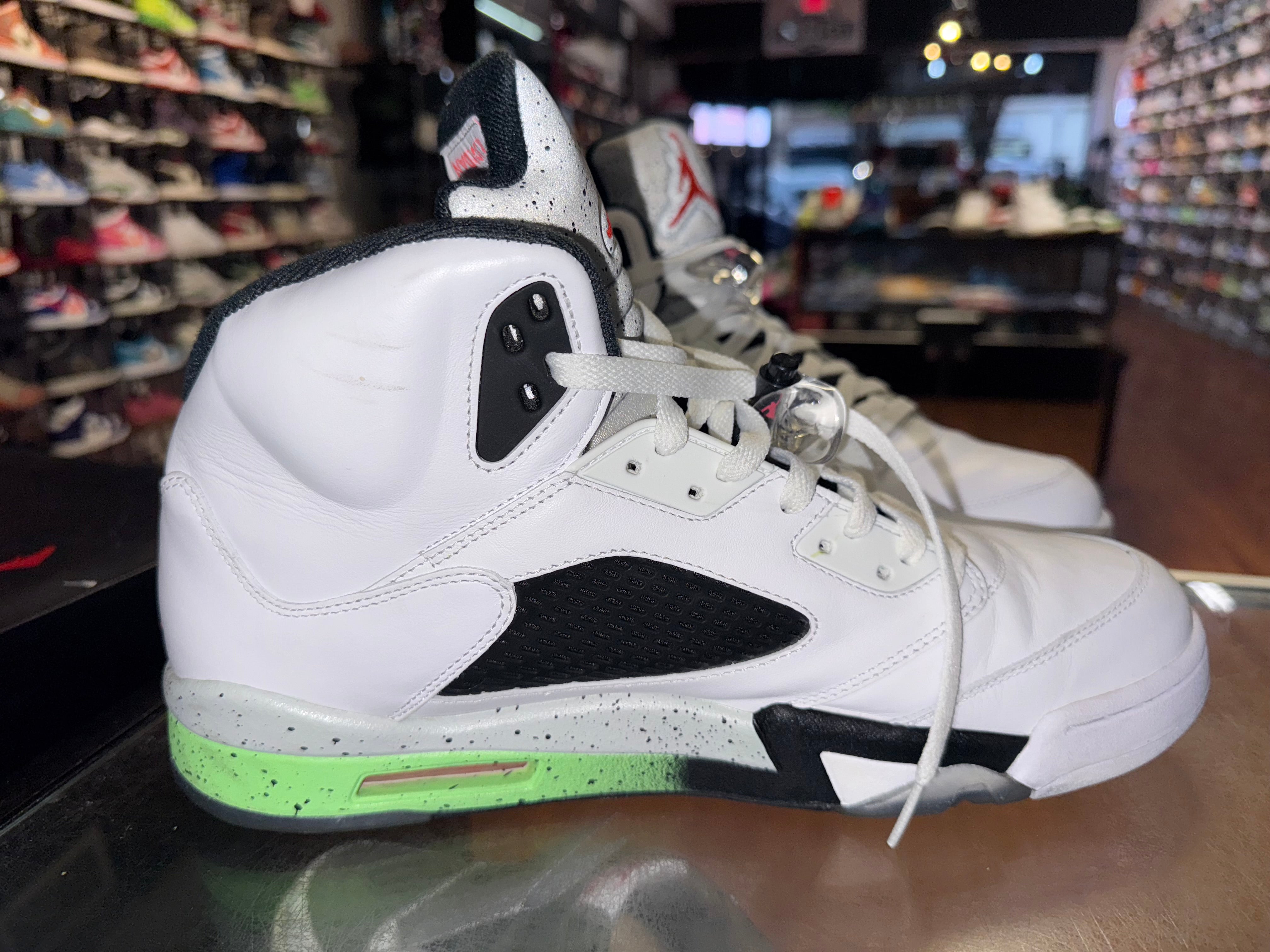 Size 13 Air Jordan 5 "Poison Green"