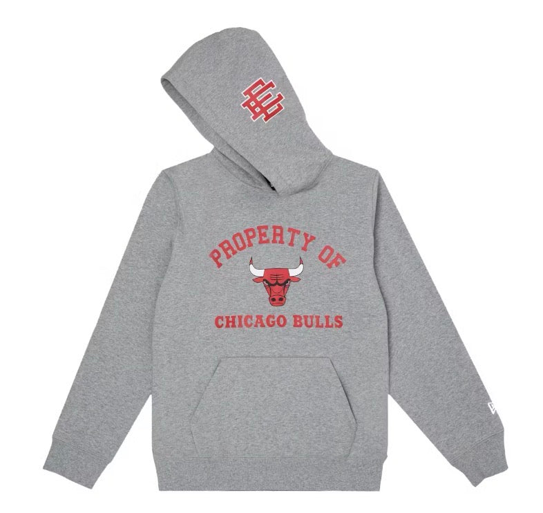 Size L Eric Emanuel x New Era EE Hoodie “Bulls” Brand New