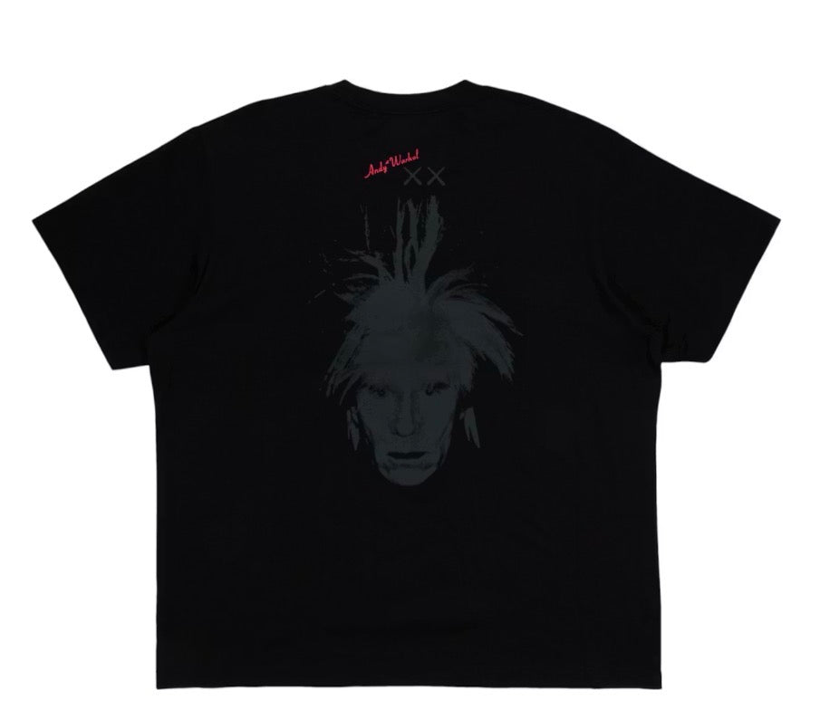 Size L Kaws x Uniqlo Warhol Tee “Black”
