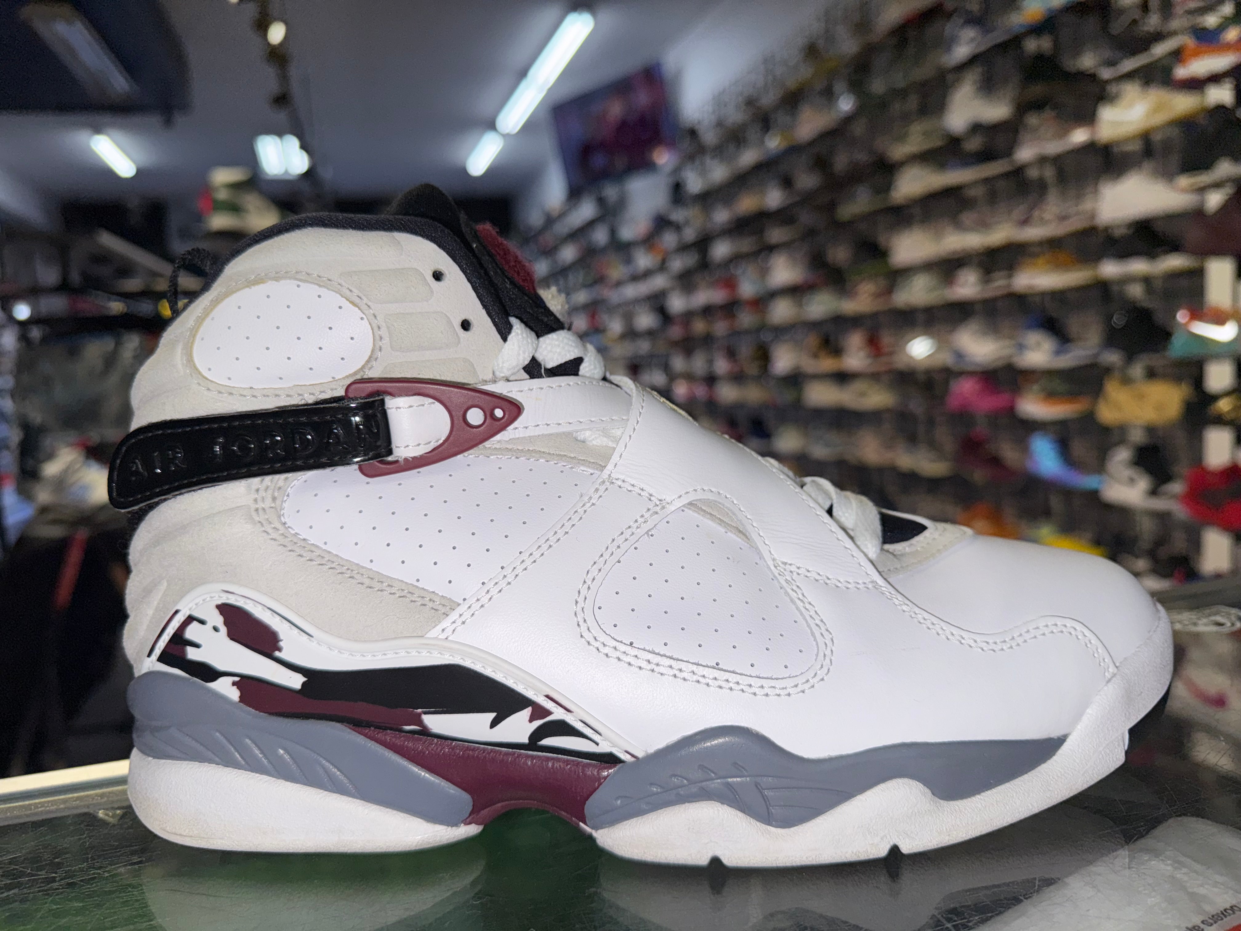 Size 9 (10.5W) Air Jordan 8 "Burgundy"