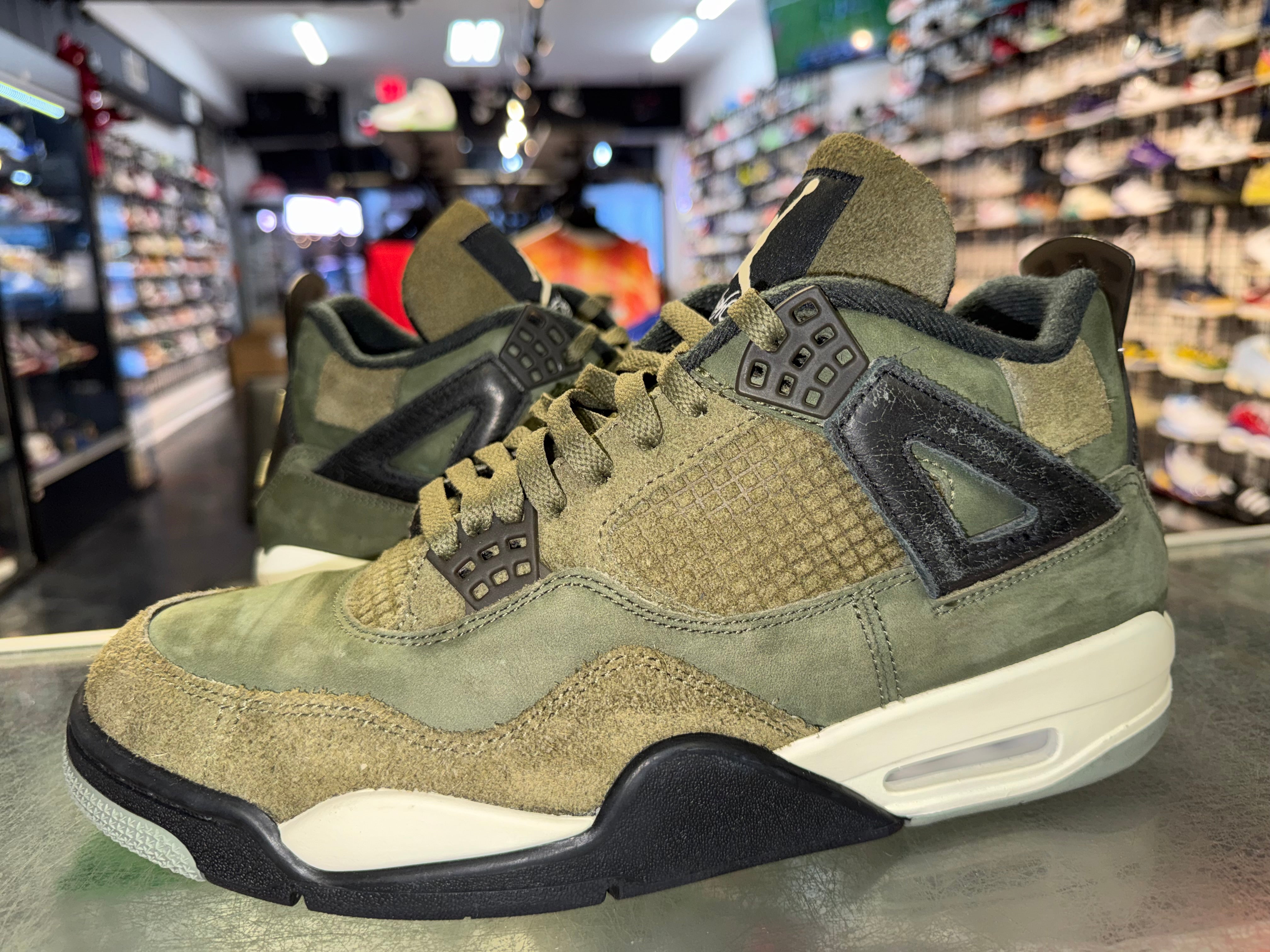 Size 11 Air Jordan 4 Craft "Olive"