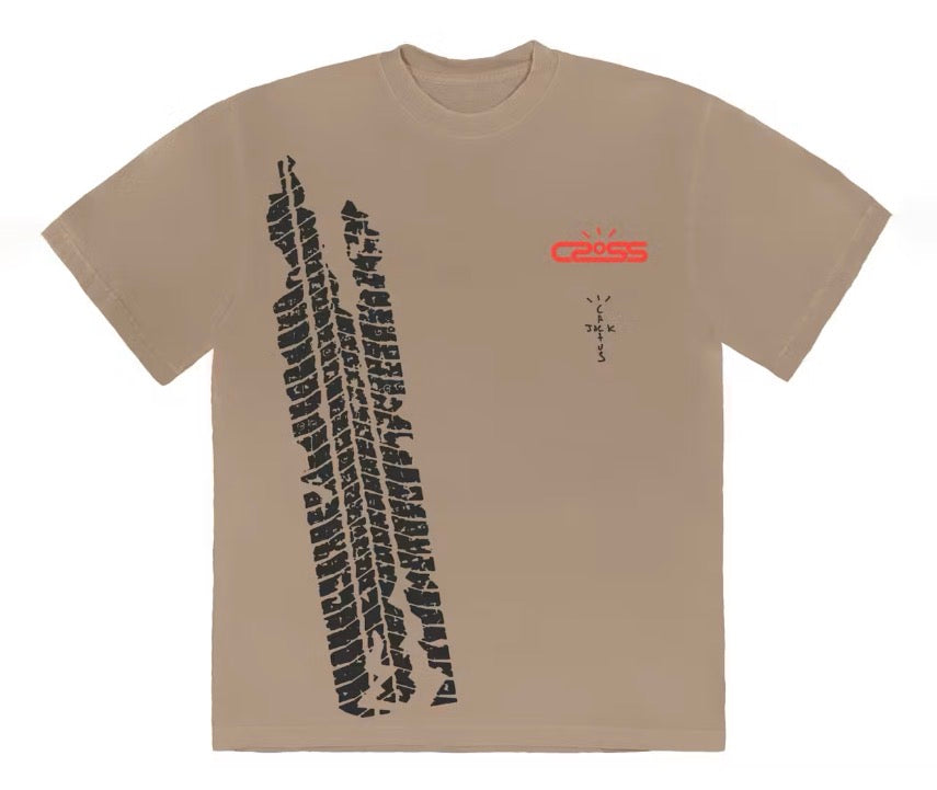 Size M Travis Scott Cacti Cross Tee “Wheat”