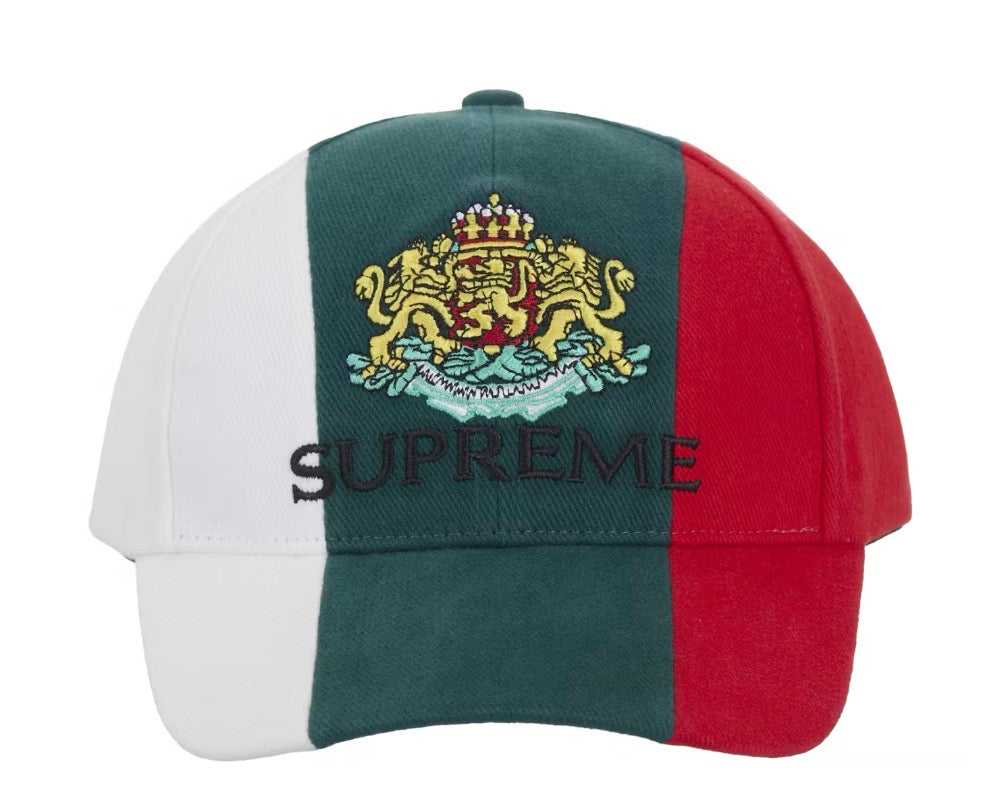 Size OS Supreme Crest 6 Panel Hat “Green” Brand New