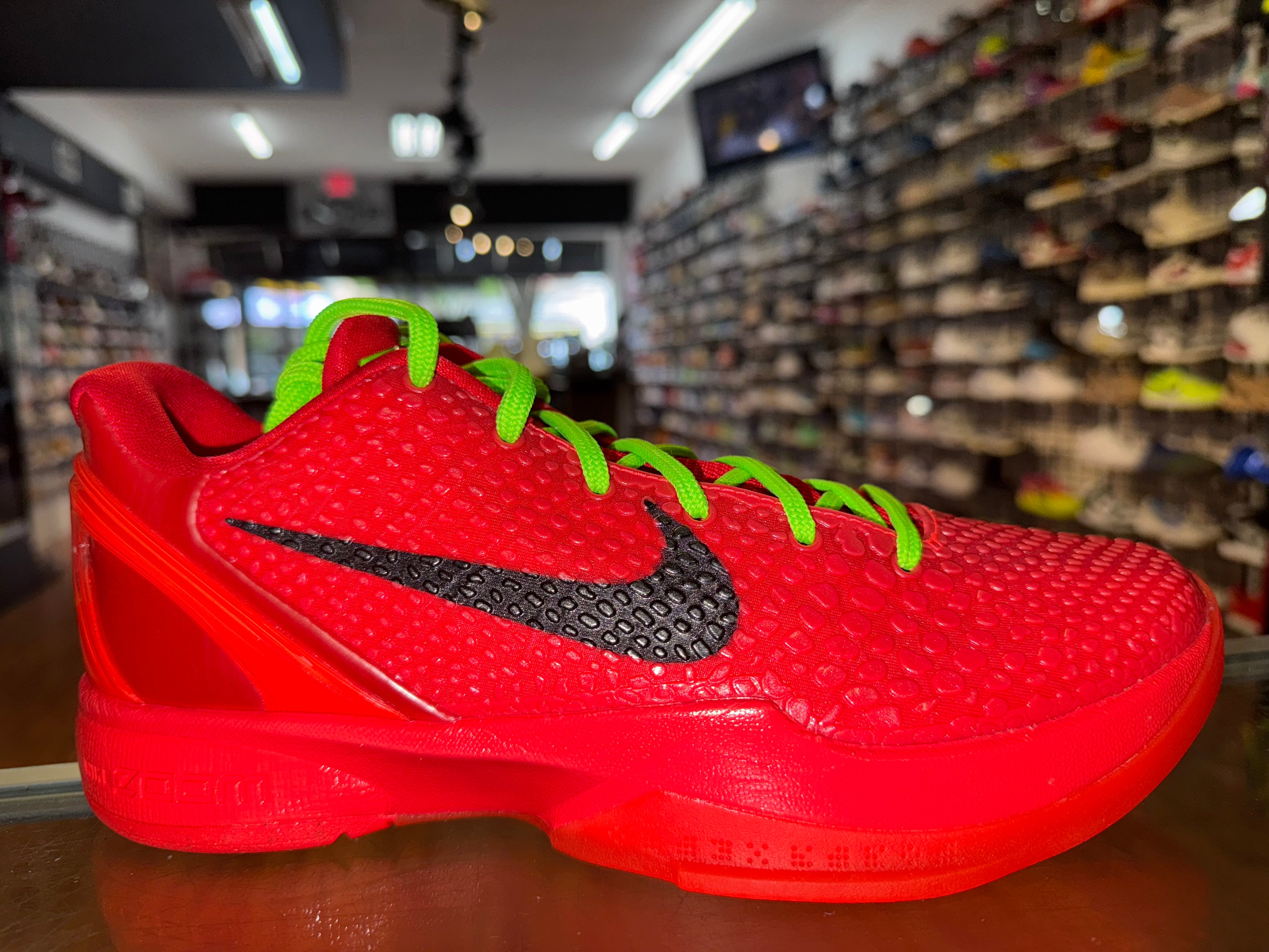 Size 10 Kobe 6 Protro “Reverse Grinch” Brand New
