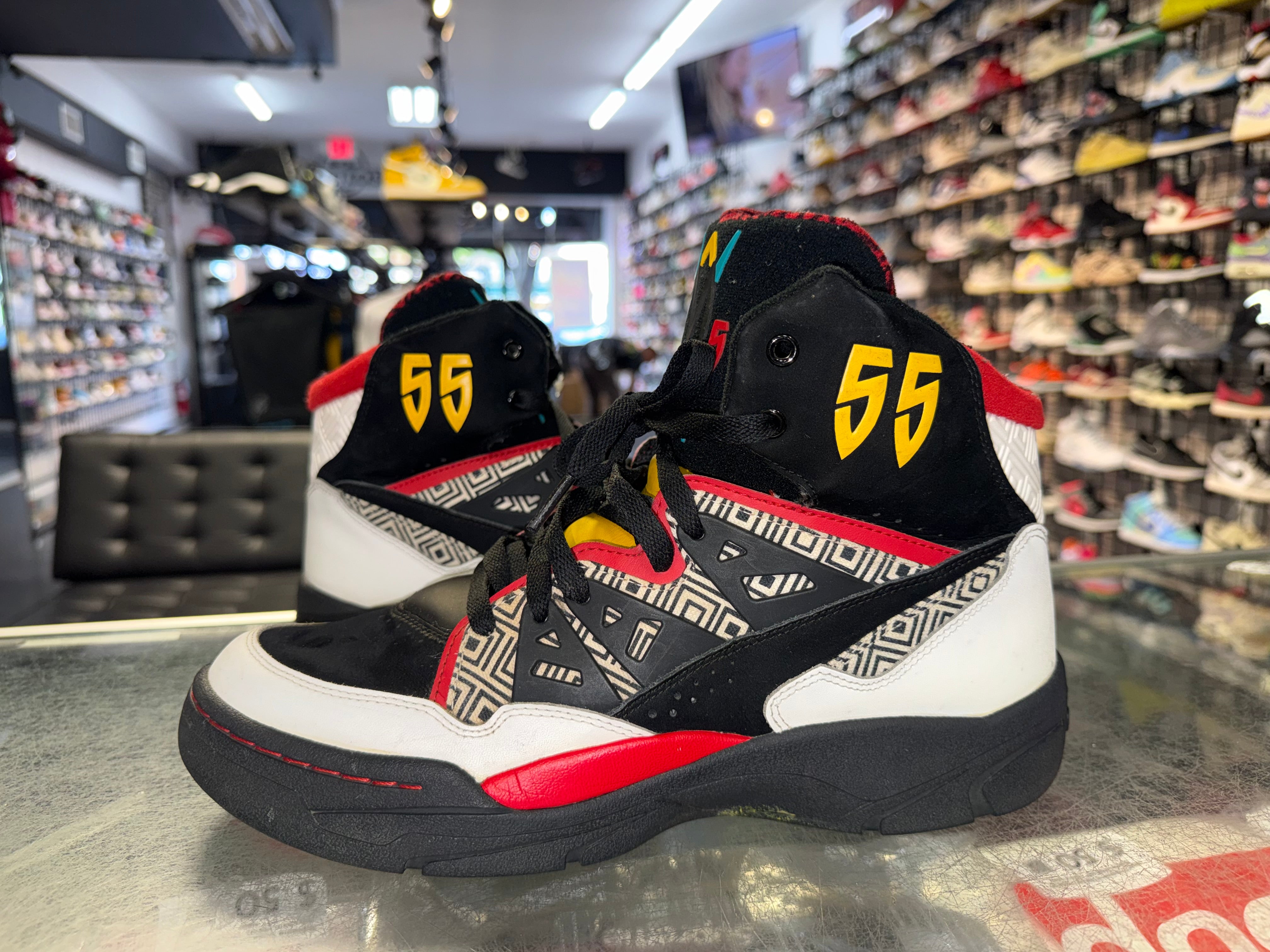 Size 10.5 Adidas Mutombo “Black/Red”