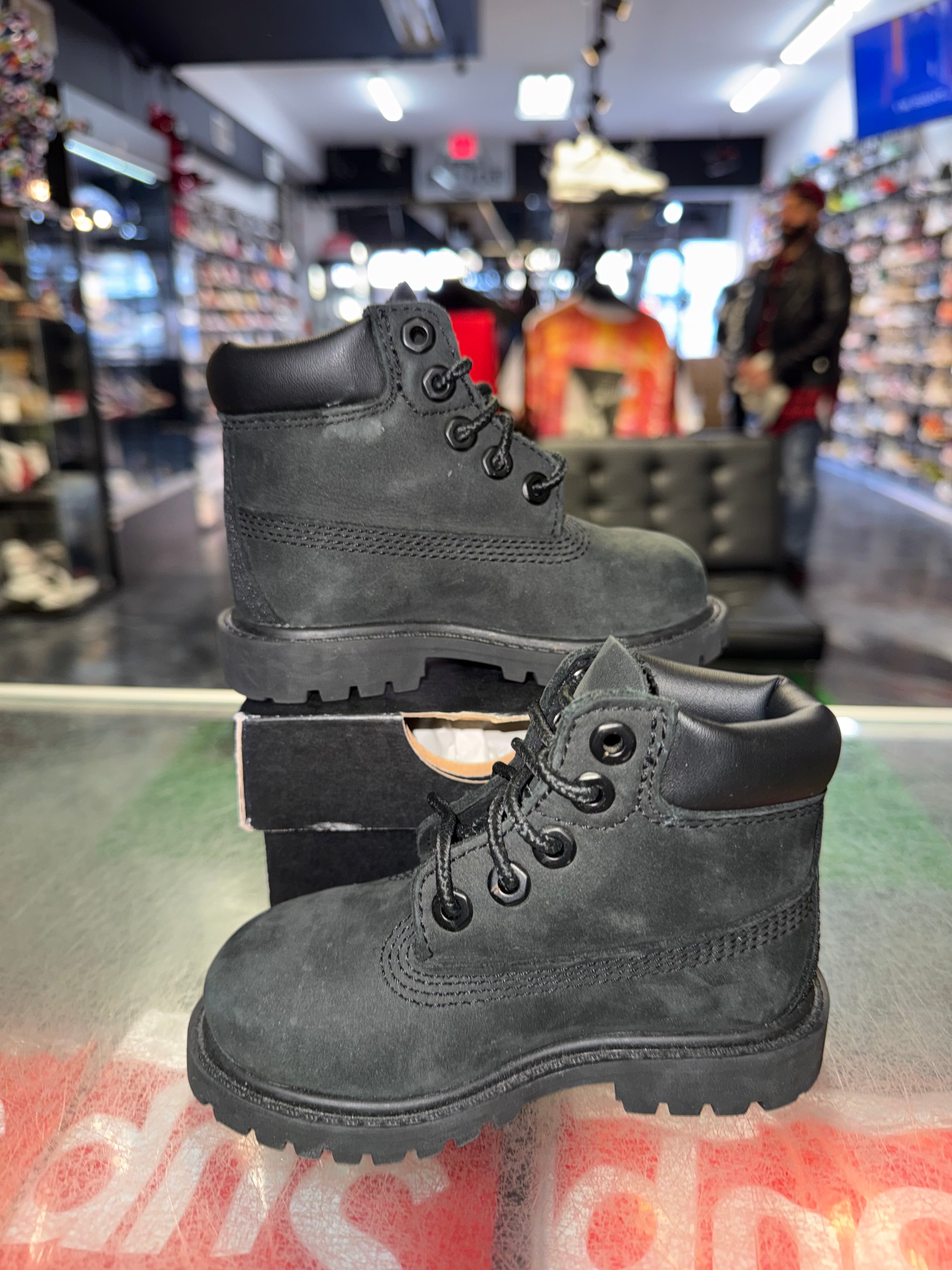 Size 5.5c Timberland Premium Boot "Black" (TD)