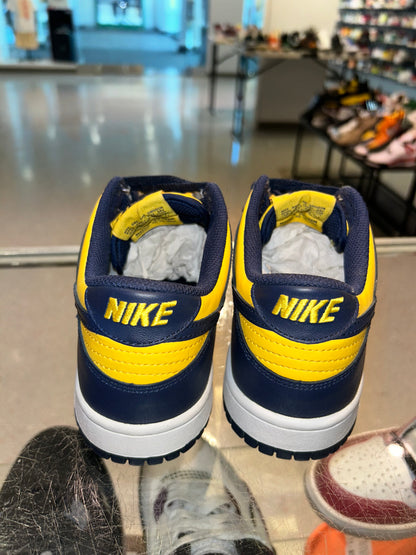 Size 7y Dunk Low “Michigan” (Mall)