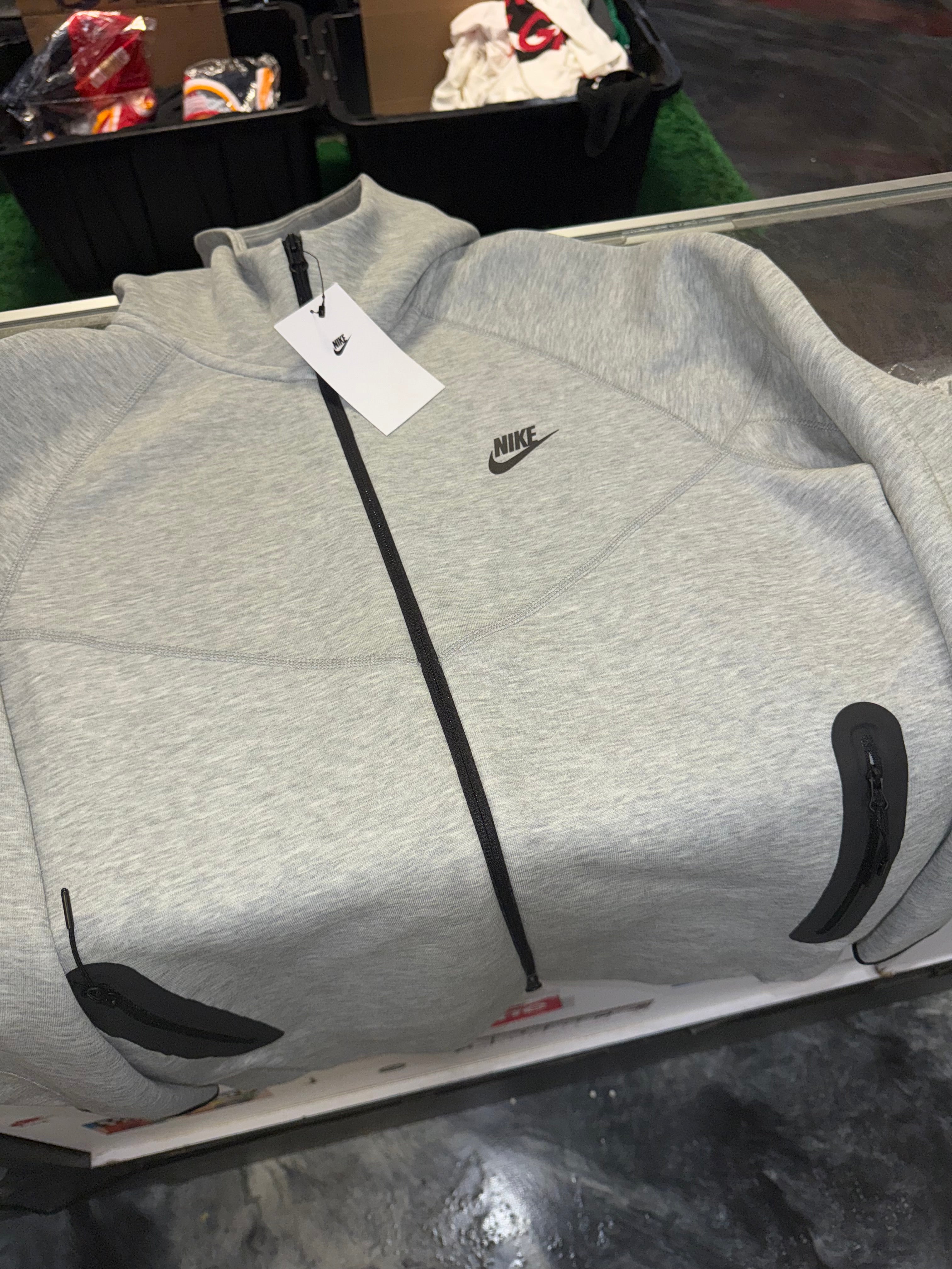 Size M Nike Tech Zip Up “Grey” Brand New